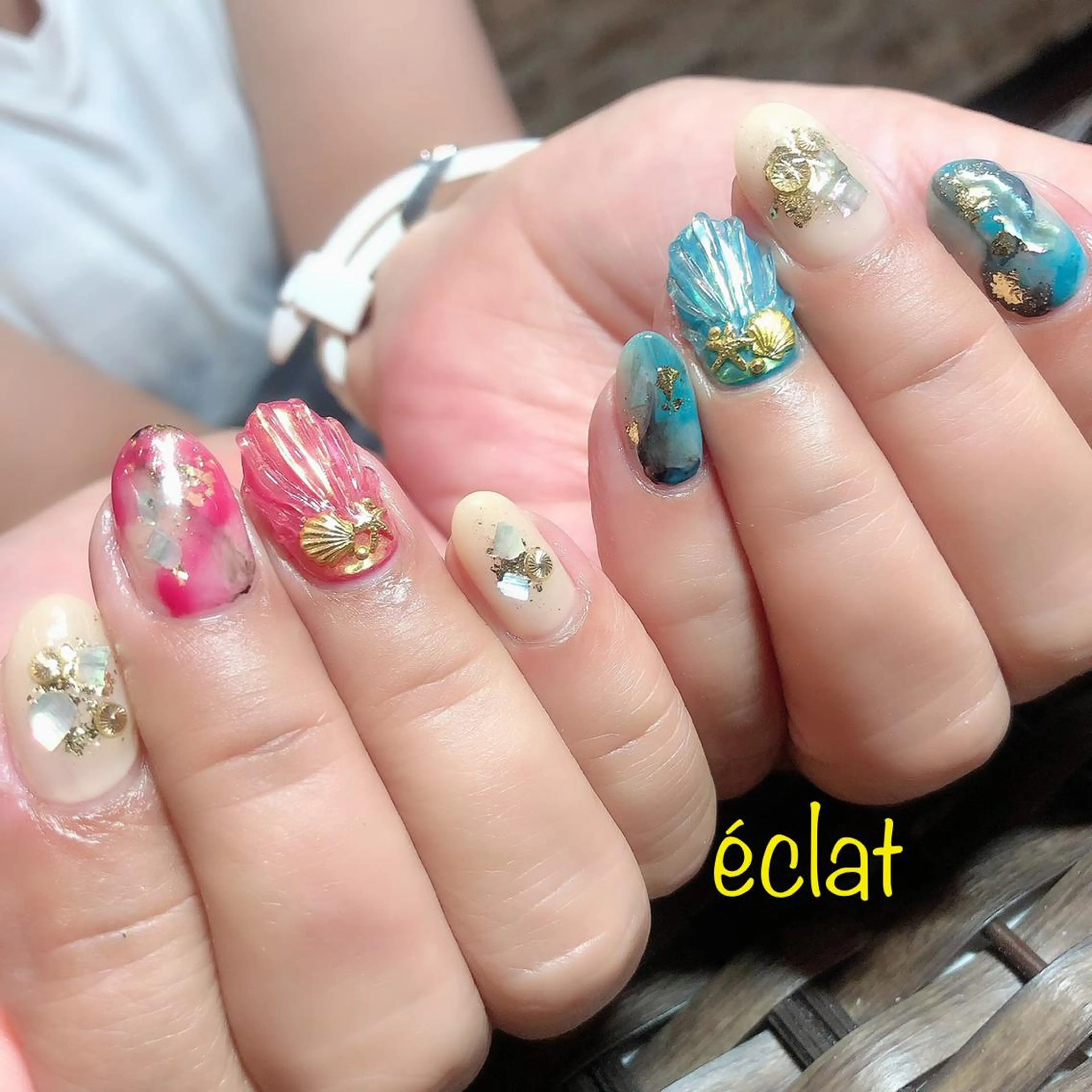 ネイル センター南 eclatのネイルデザイン