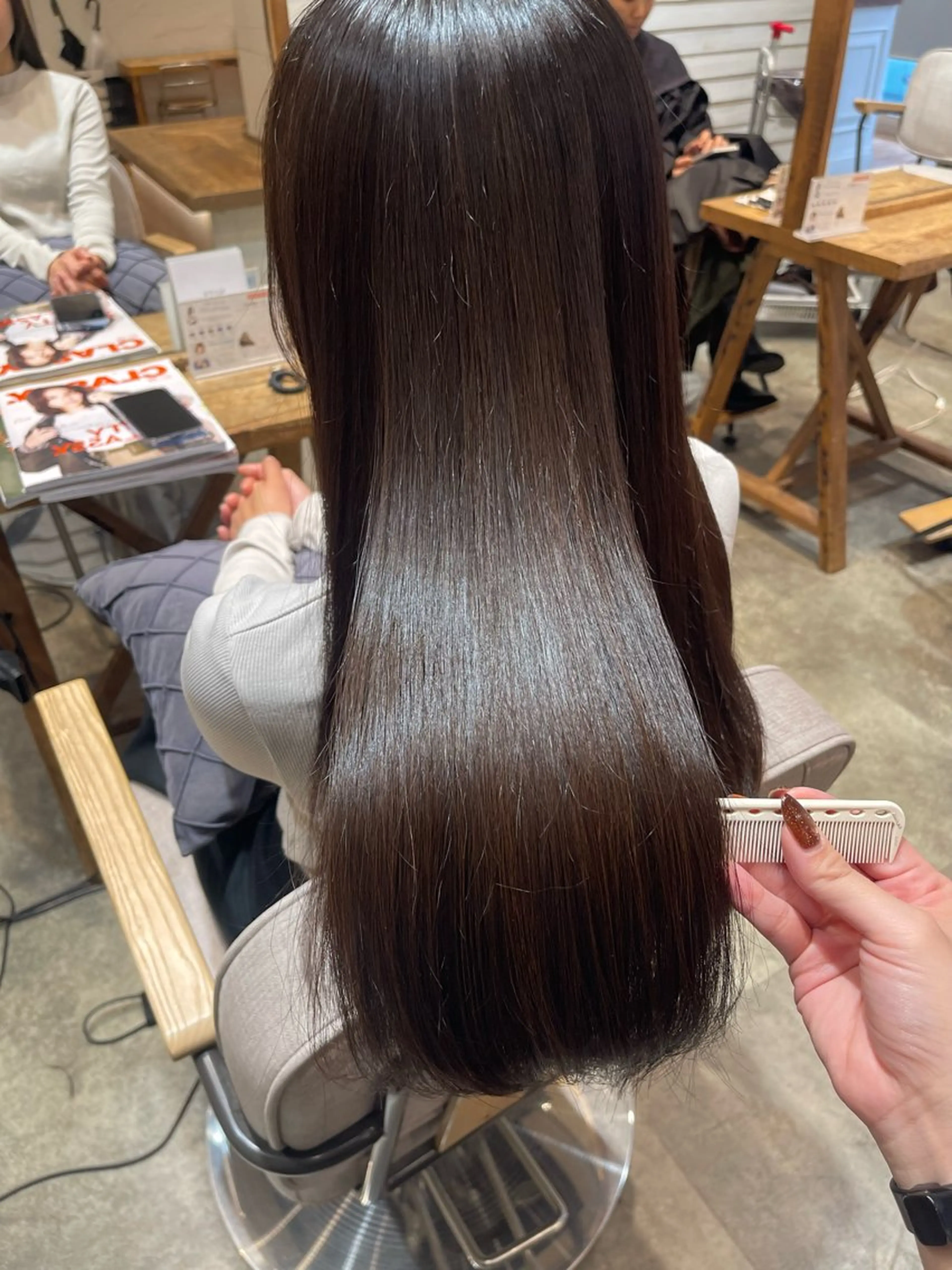 ロング 縮毛矯正 SALOWIN川崎WEST所属・💐【柔らか質感】 縮毛矯正MIKU💐のヘアスタイル