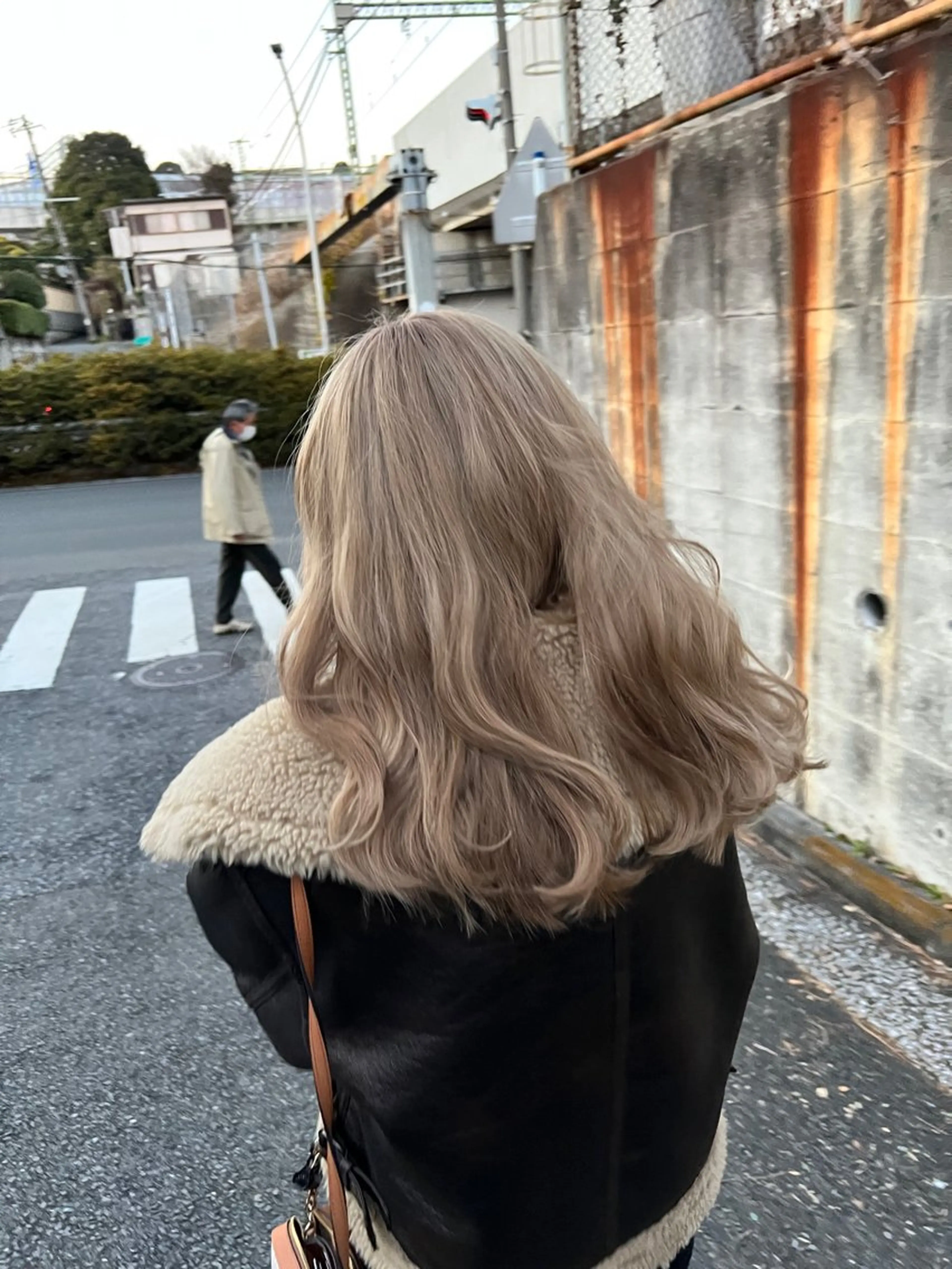 カラー ベージュカラー ブリーチ ミルクティーベージュ UMEDA RYUHEIのヘアスタイル