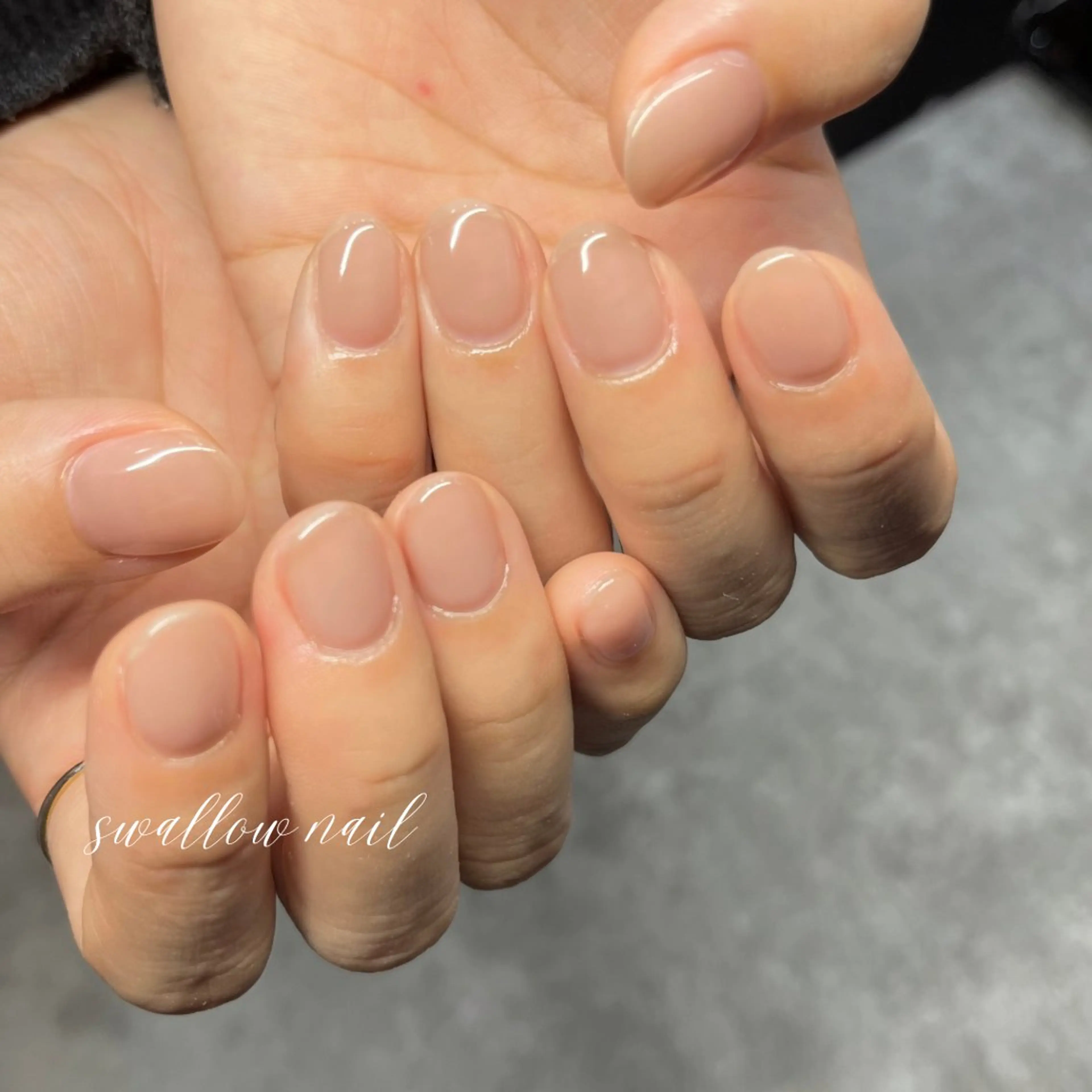 ネイル ワンカラーネイル swallow nail所属・スワローネイル misatoのネイルデザイン