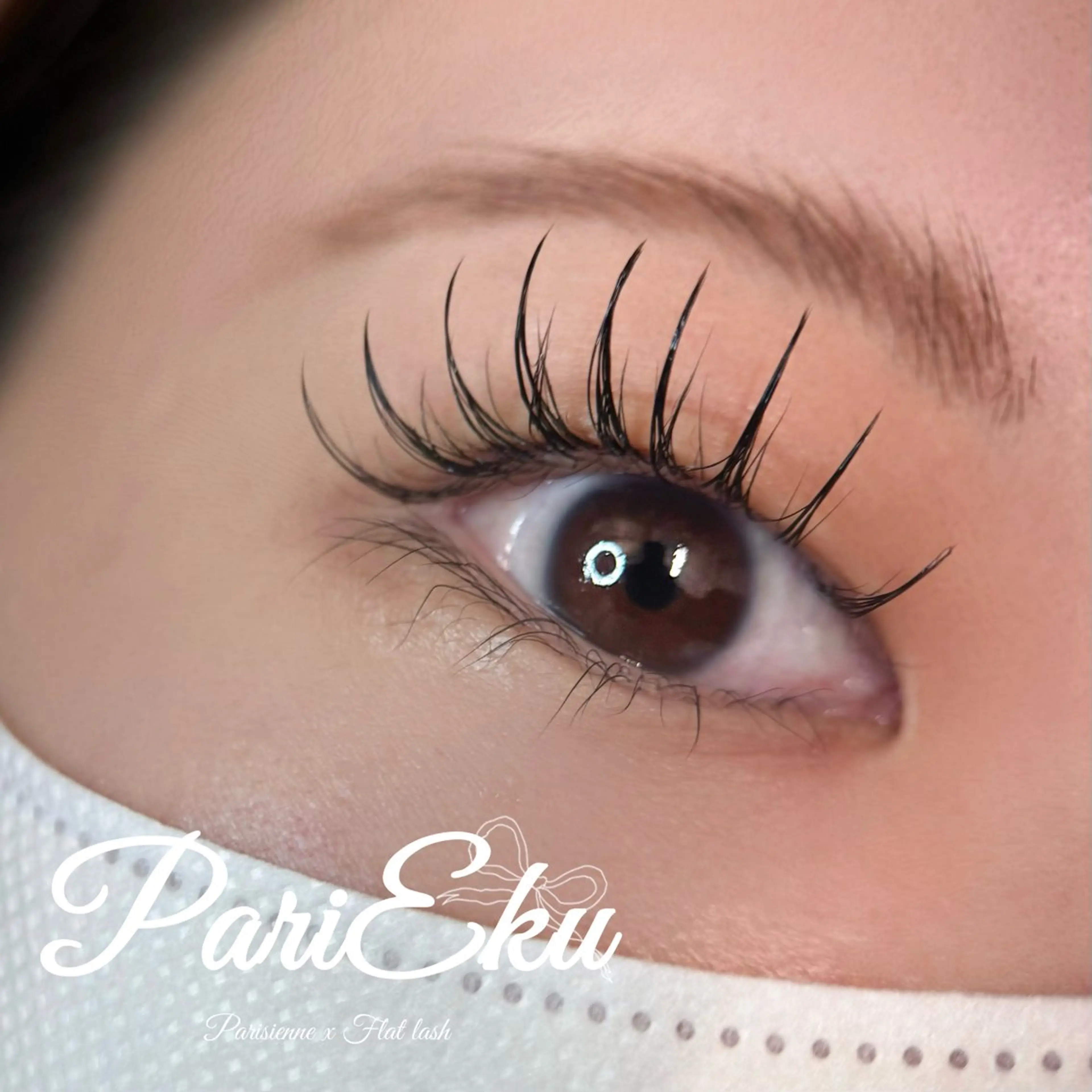 マツエク・マツパ 束感まつ毛 パリジェンヌラッシュリフト まつげパーマ 一重×まつ毛パーマ マツエク fein.Ruka ♡垢抜け美眉のマツエク・マツパデザイン