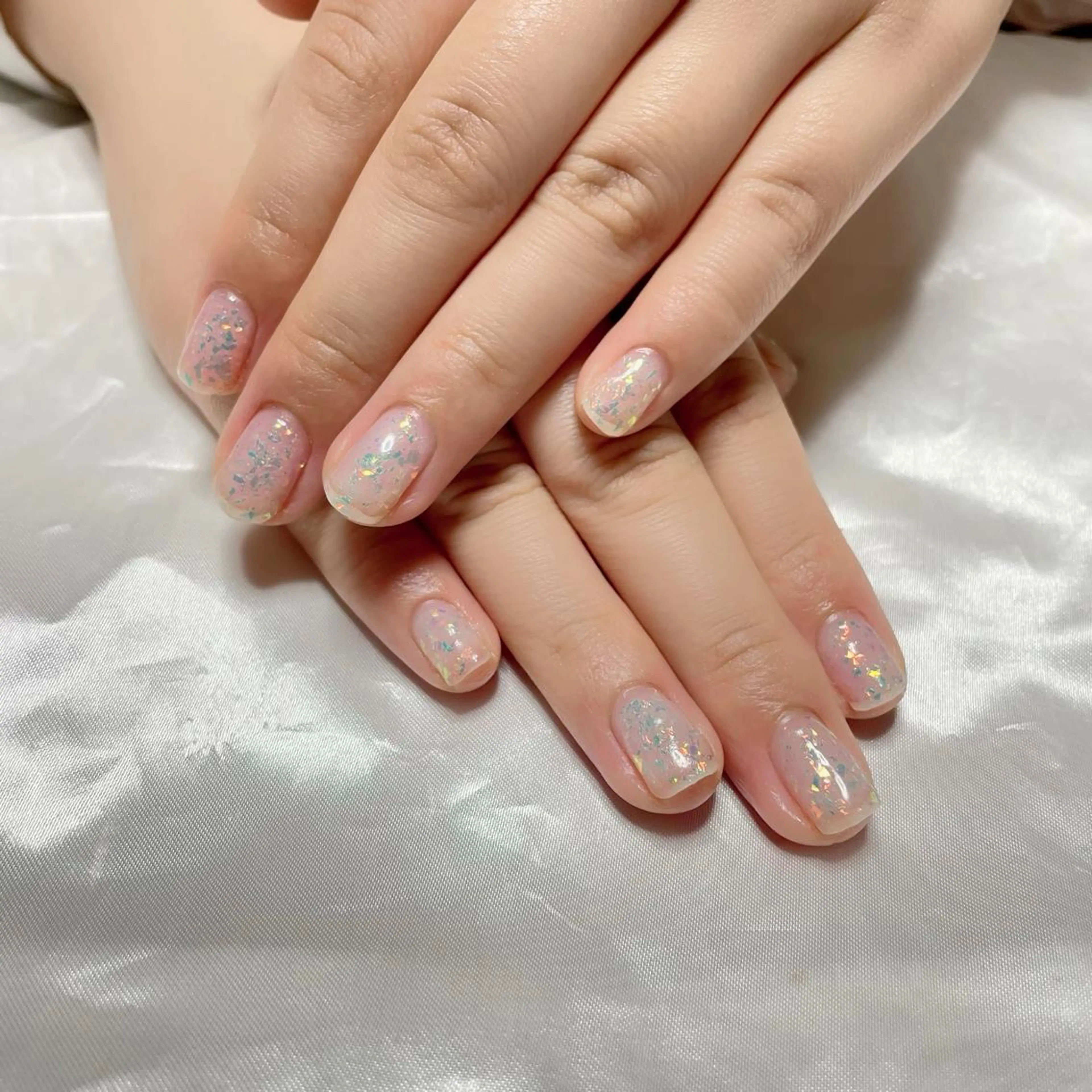 ネイル スクエアネイル ハンドネイル salon moiのマツエク・マツパデザイン