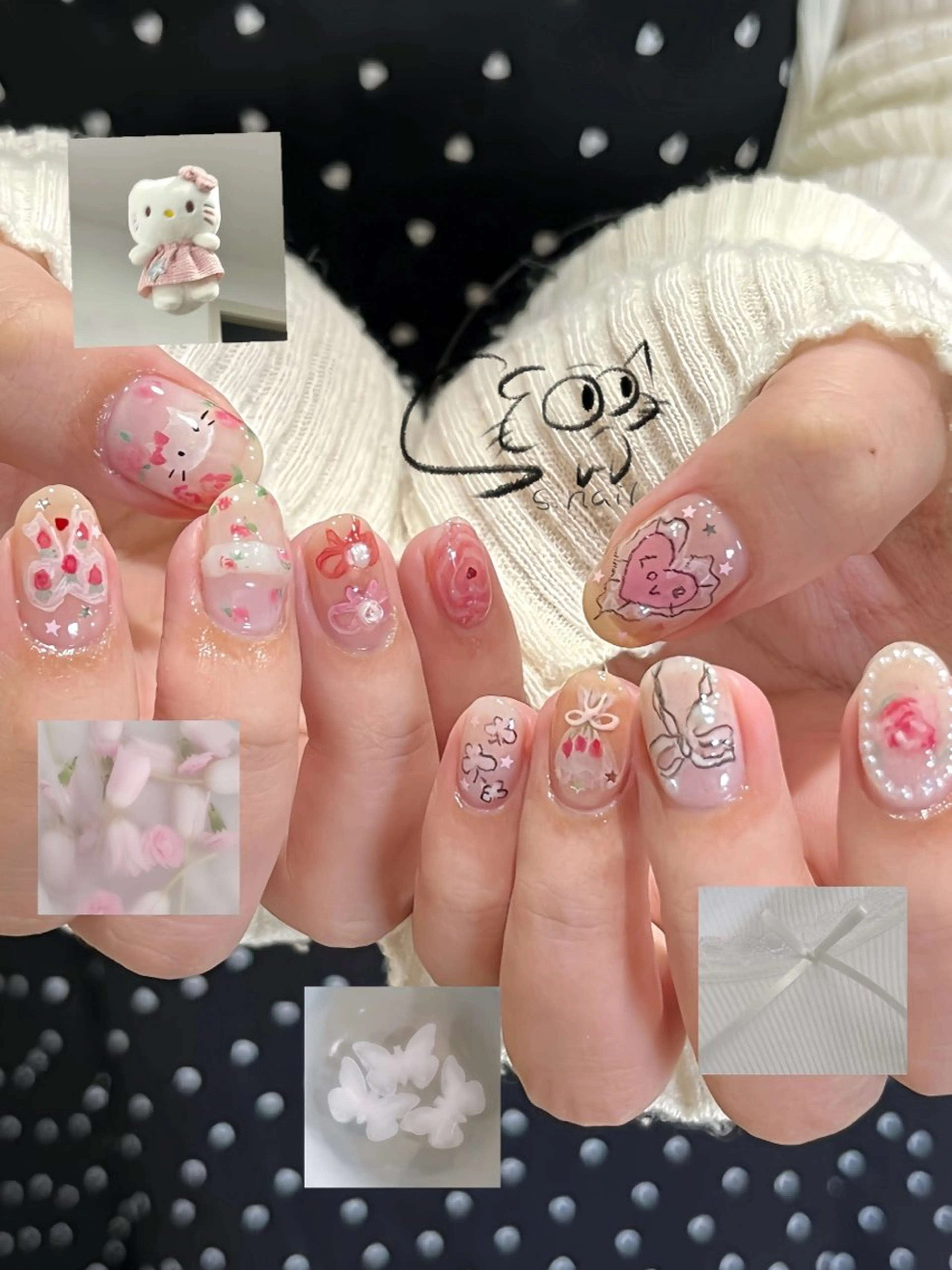 ネイル チークネイル フレンチネイル グラデーション マグネットネイル ワンカラーネイル S.nail所属・S.nail _のネイルデザイン