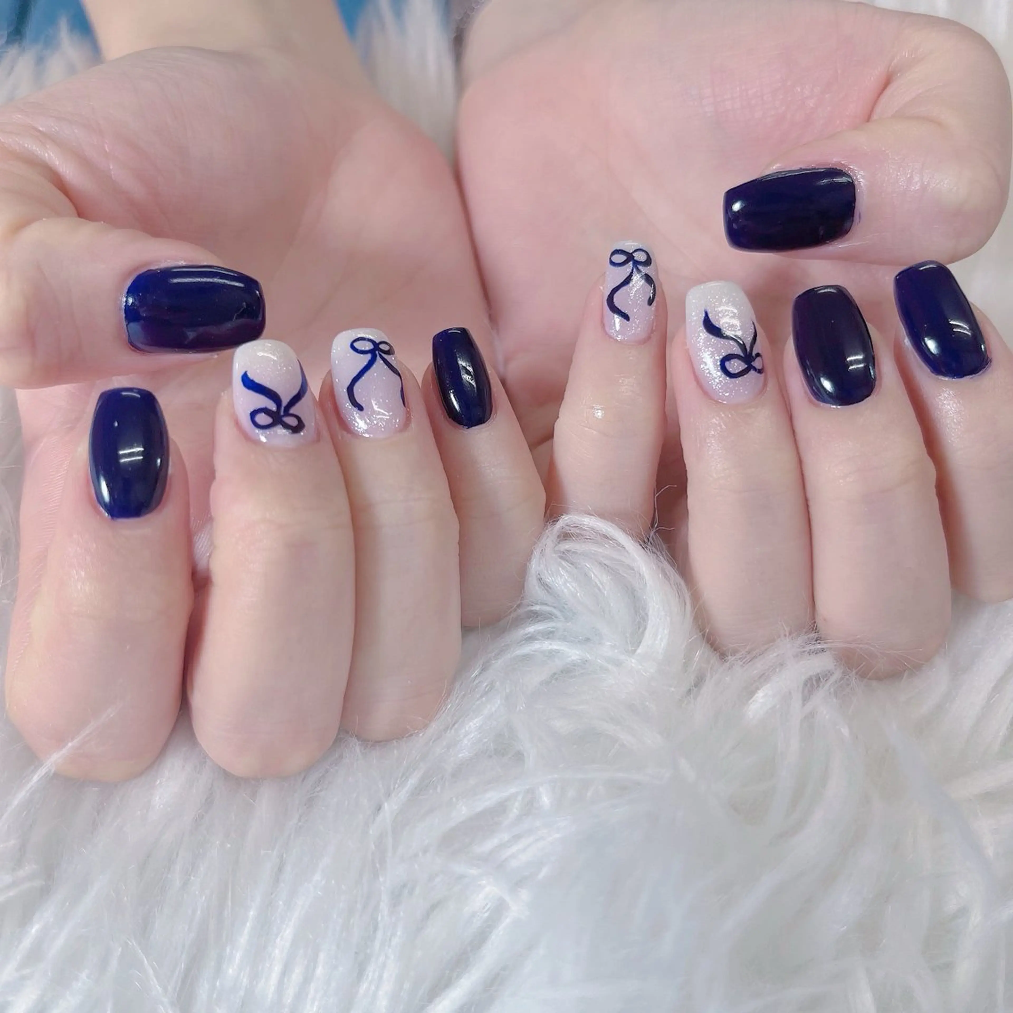 ネイル ハンドネイル Maya 🧊🫧‪のネイルデザイン