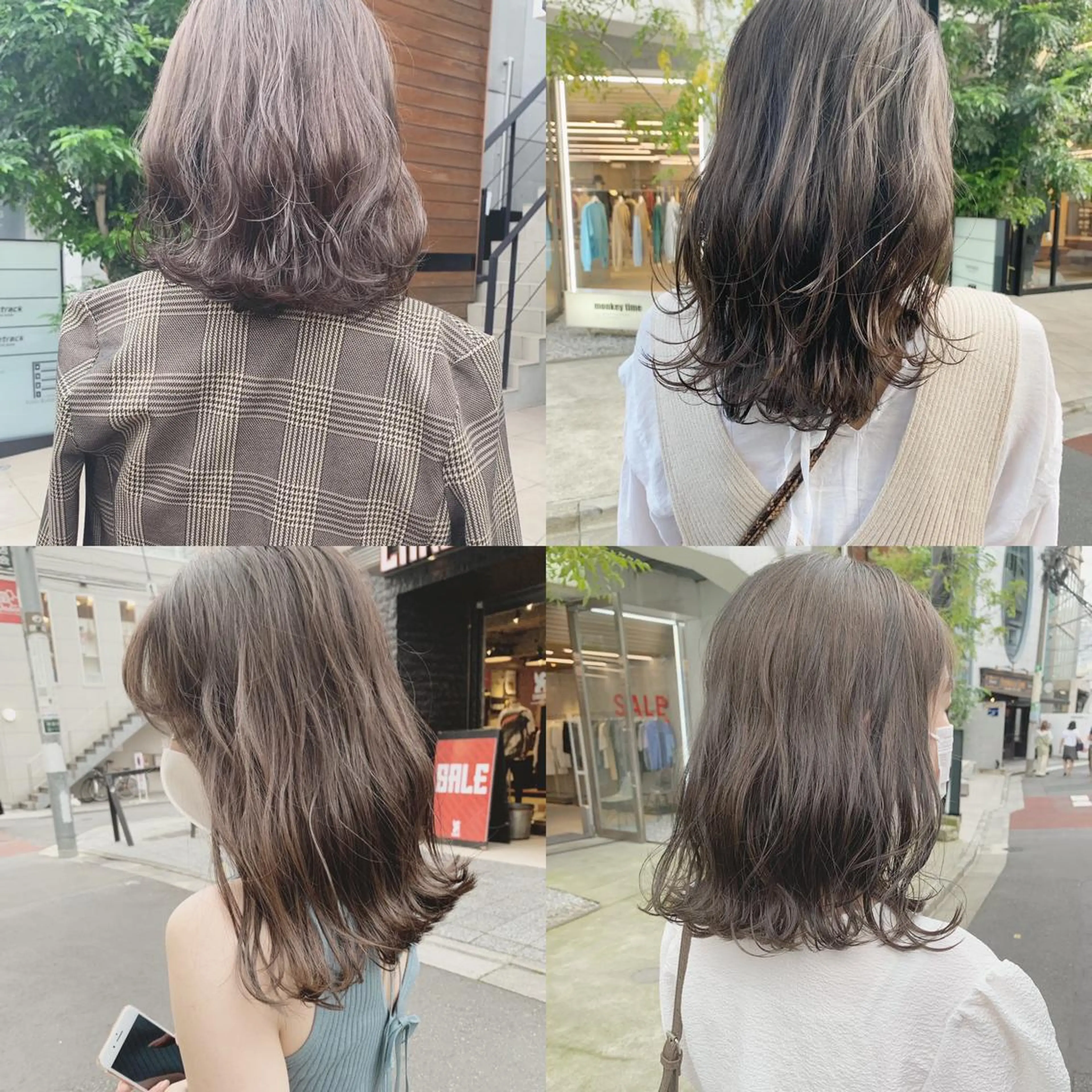 ミディアム カラー マツエク・マツパ ヘアカラー トリートメント ハイトーン&暗髪🔥 表参道二刀流マエダのヘアスタイル