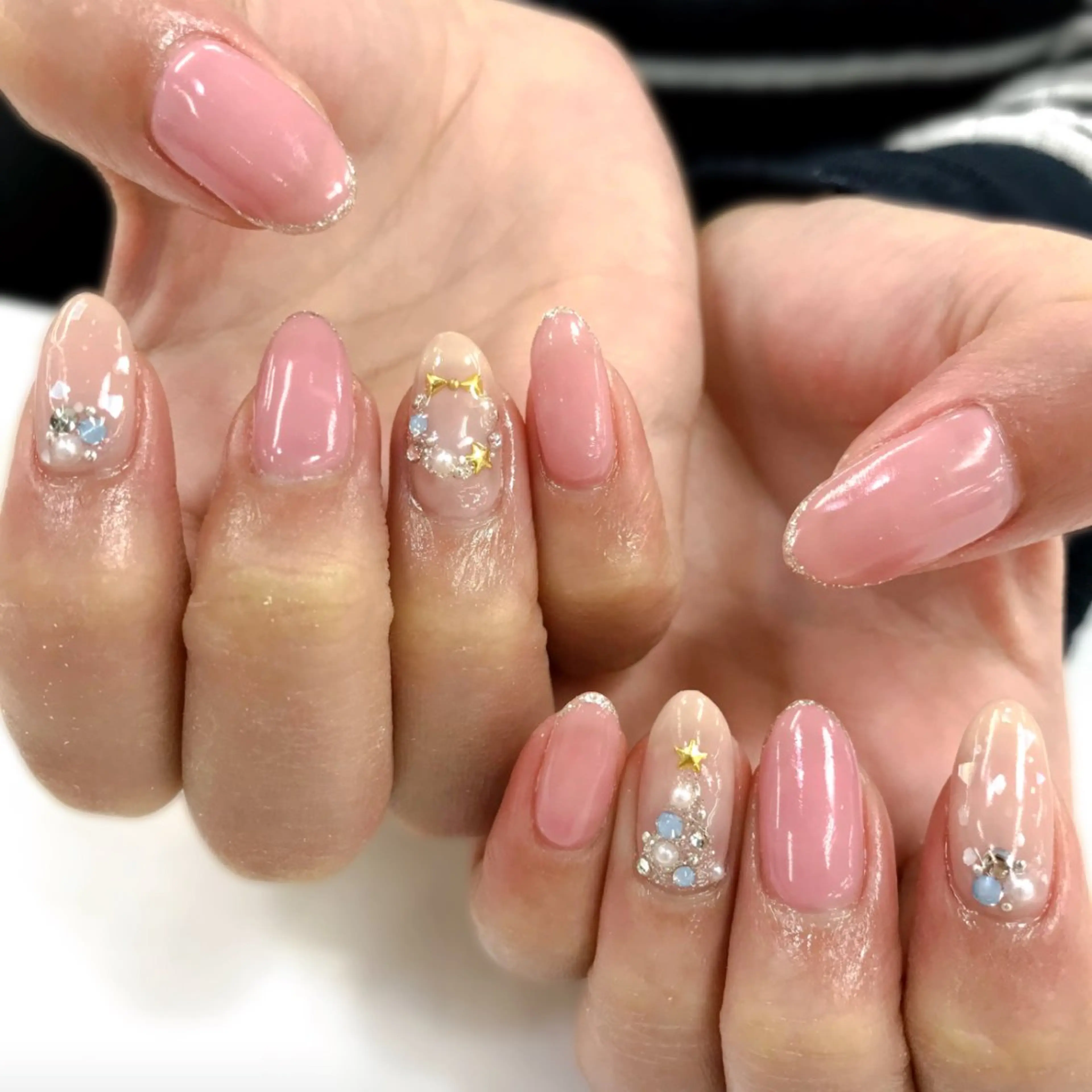 ネイル ジェルネイル 冬ネイル クリスマス NAIL MOONのネイルデザイン