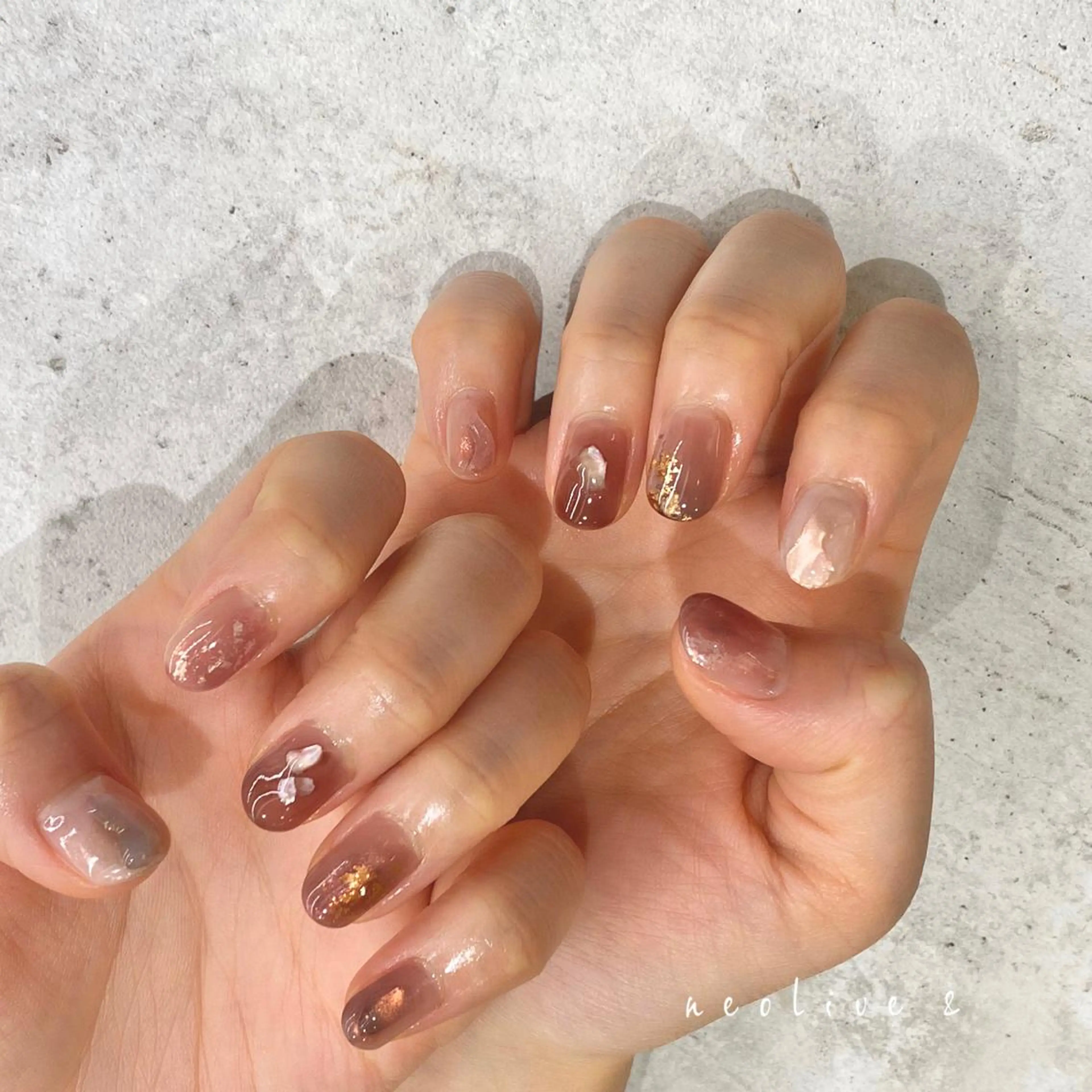 ネイル ハンドネイル Yuriko Omi パラジェル/渋谷のネイルデザイン