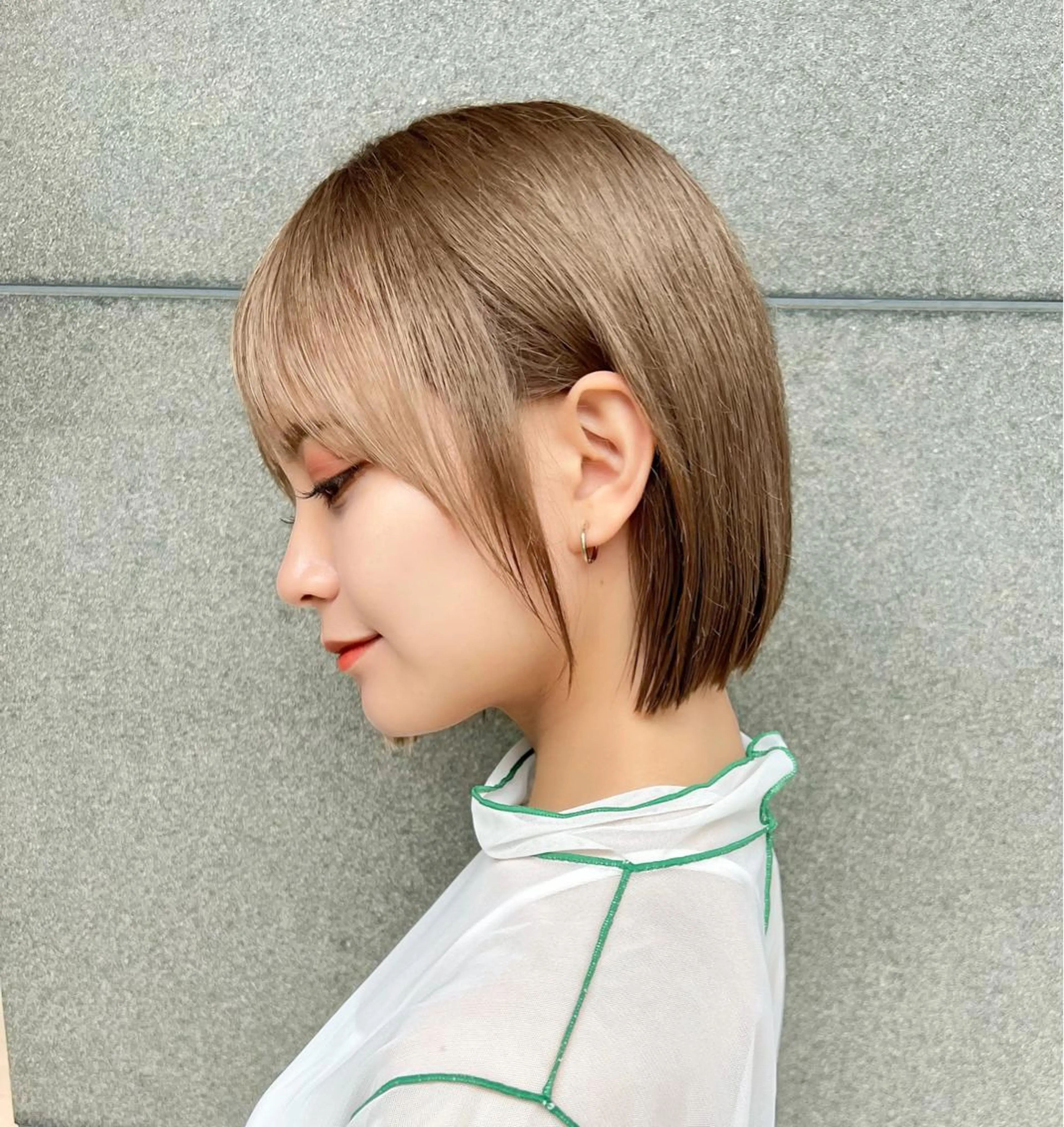 ショート 🎧パーソナルケア/ 透明感カラー/ミユのヘアスタイル