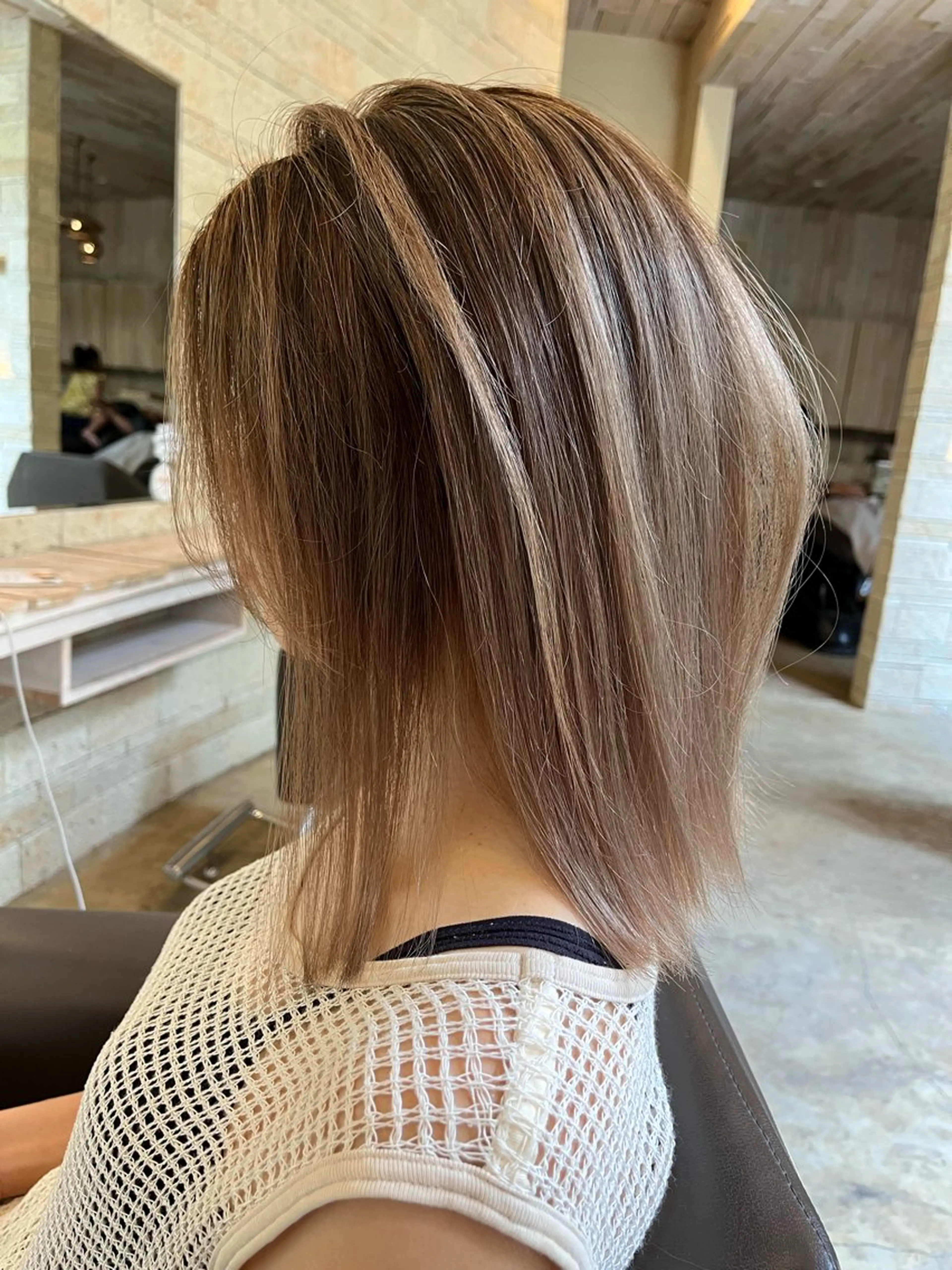 ミディアム カット ヘアカラー 小塚 和眞のヘアスタイル