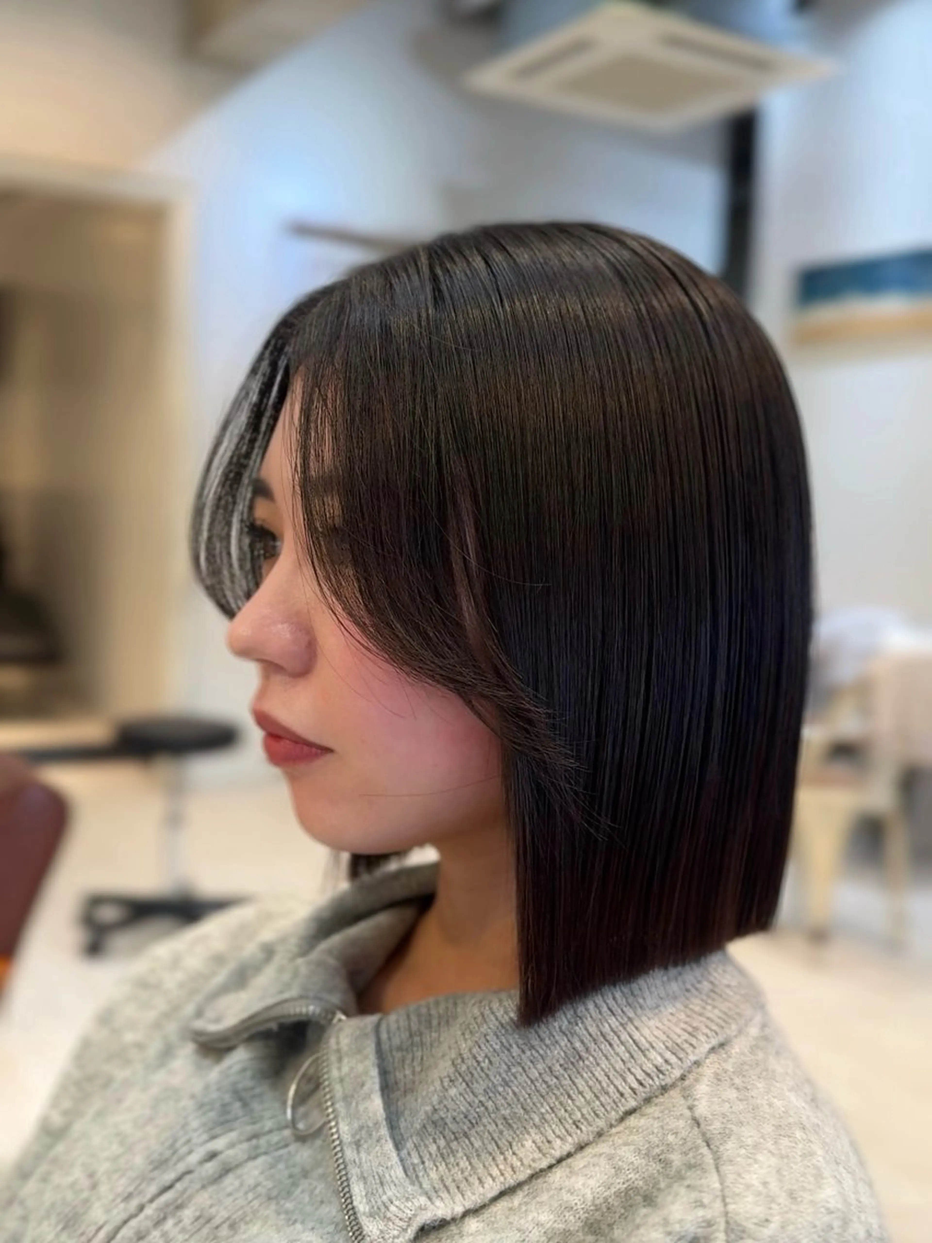 ミディアム カット 縮毛矯正 トリートメント F Beauty表参道所属・髪質改善/縮毛矯正/ 酸性ストレート/ガブのヘアスタイル