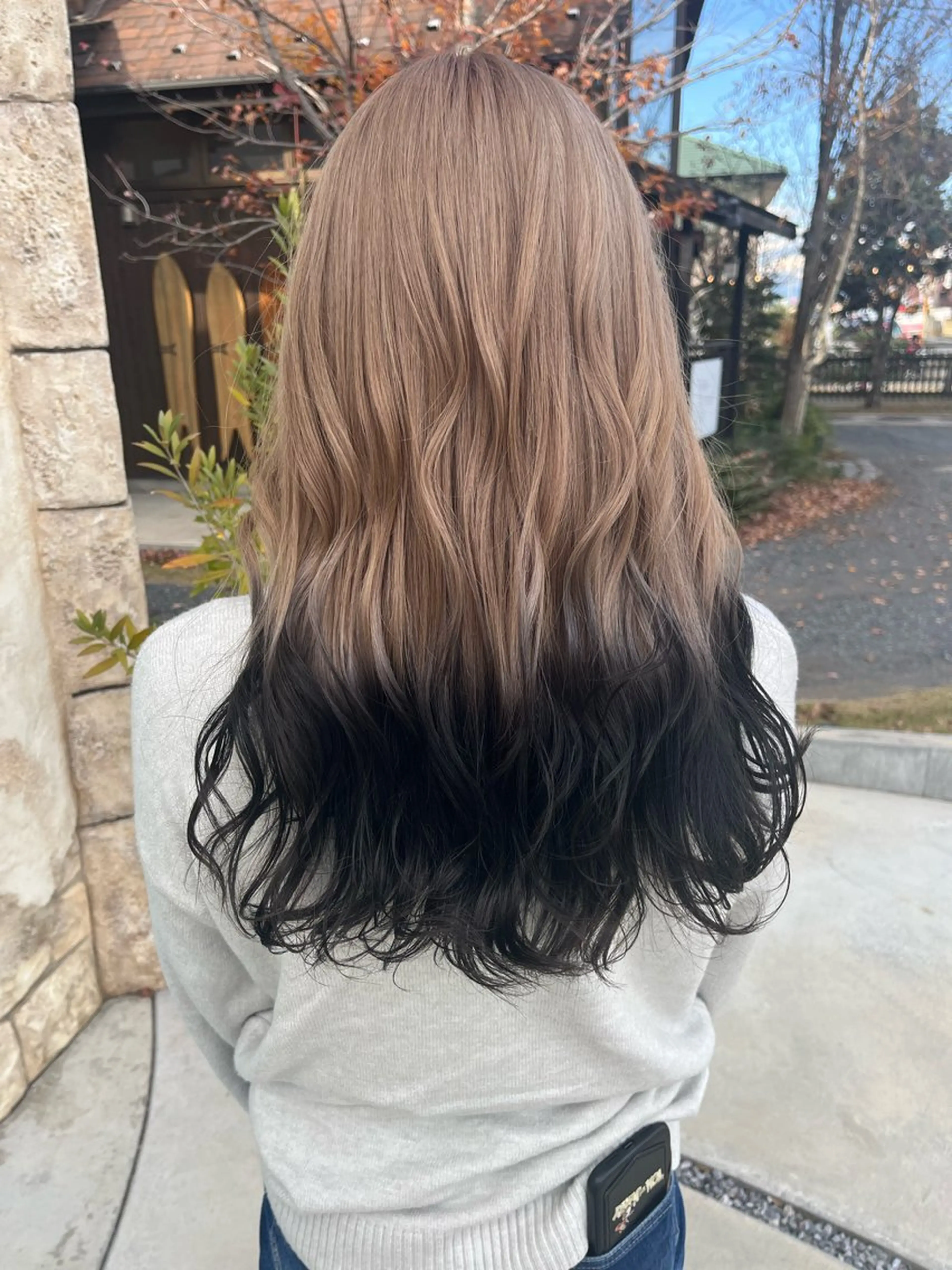 ロング カラー Agu hair time所属・time_ メラニーのヘアスタイル