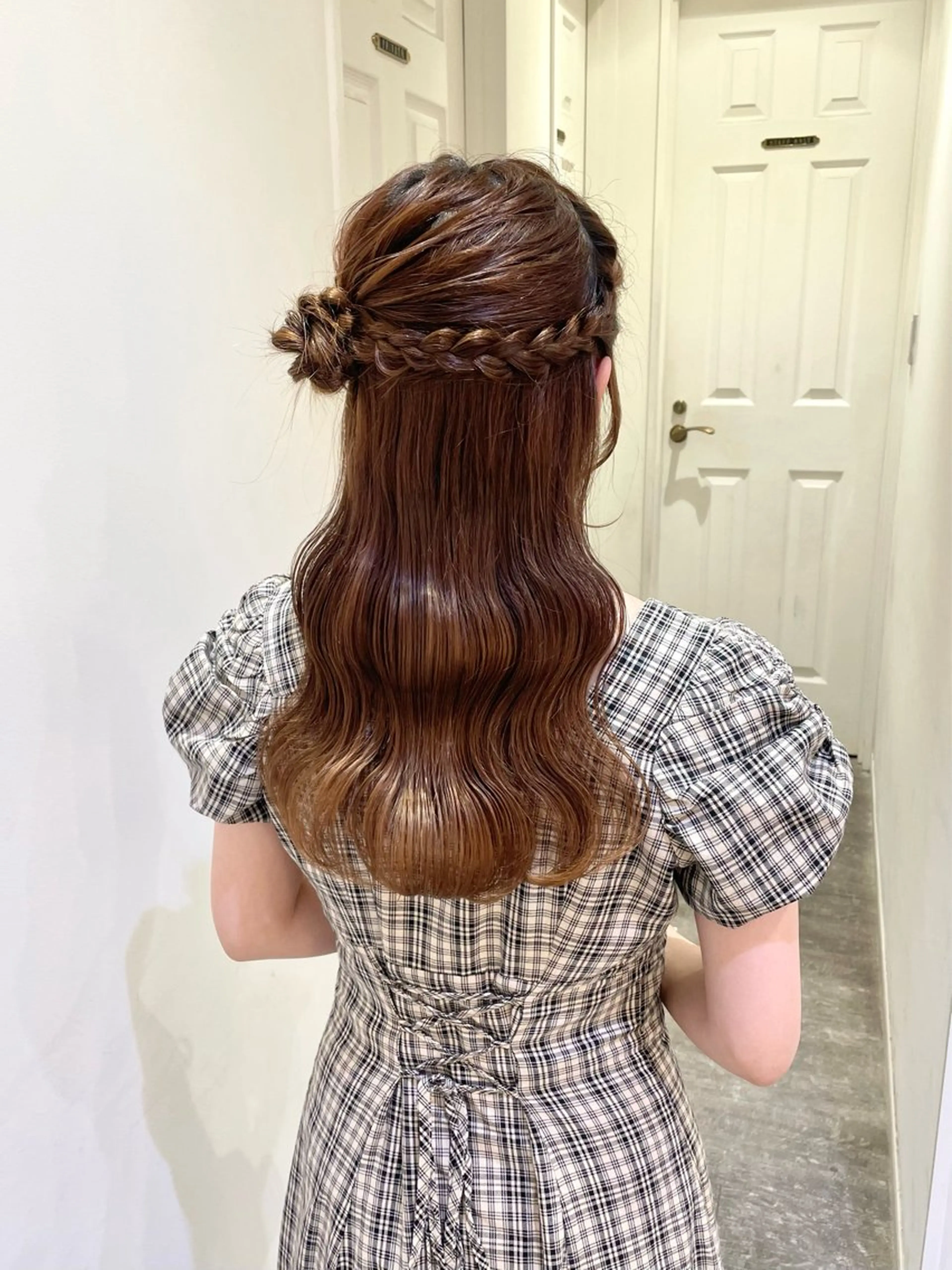 ヘアアレンジ ハイトーンカラー/ 長さだし🐇きょうかのヘアスタイル