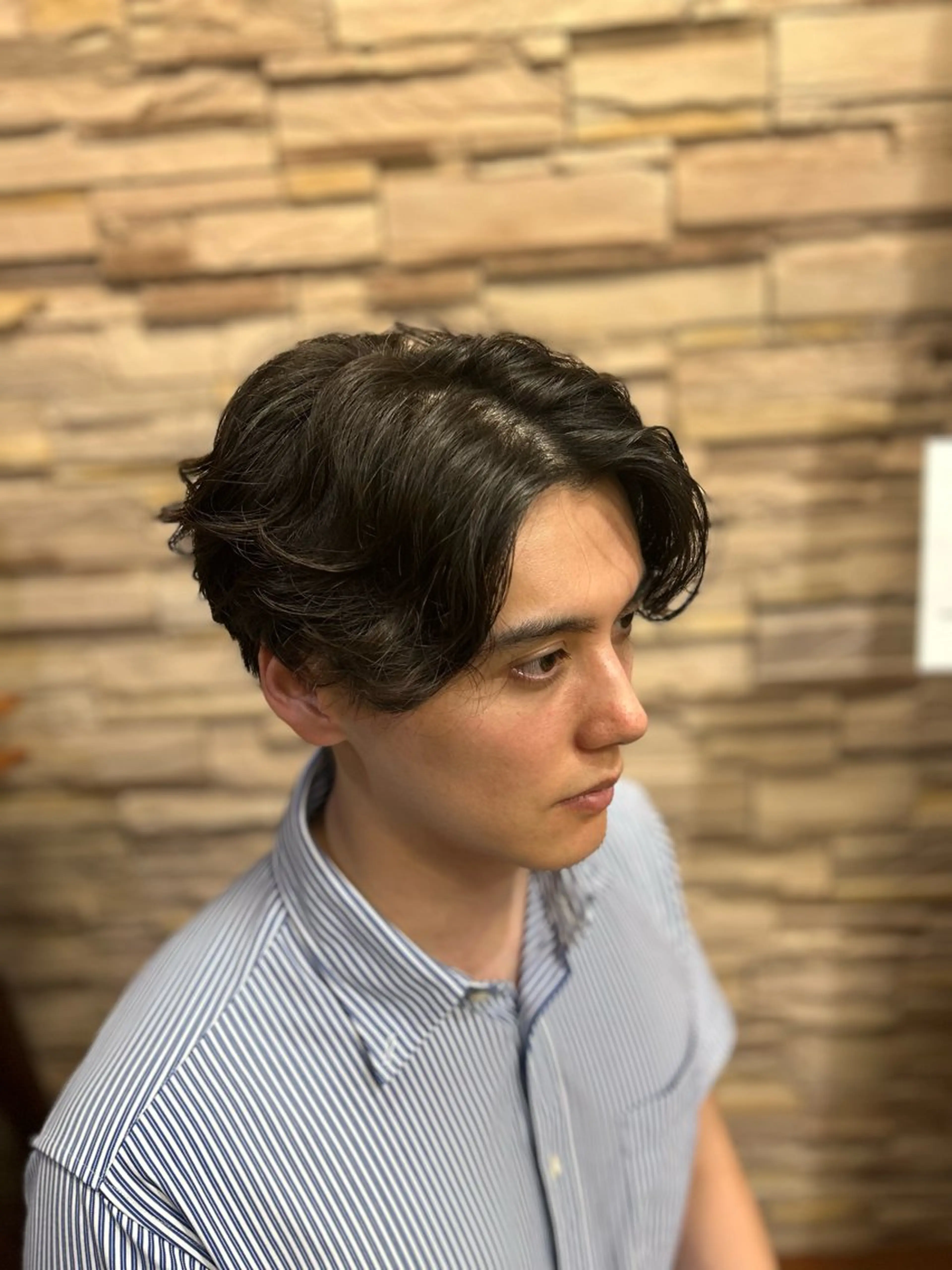 パーマ メンズ きくち ゆうすけのヘアスタイル