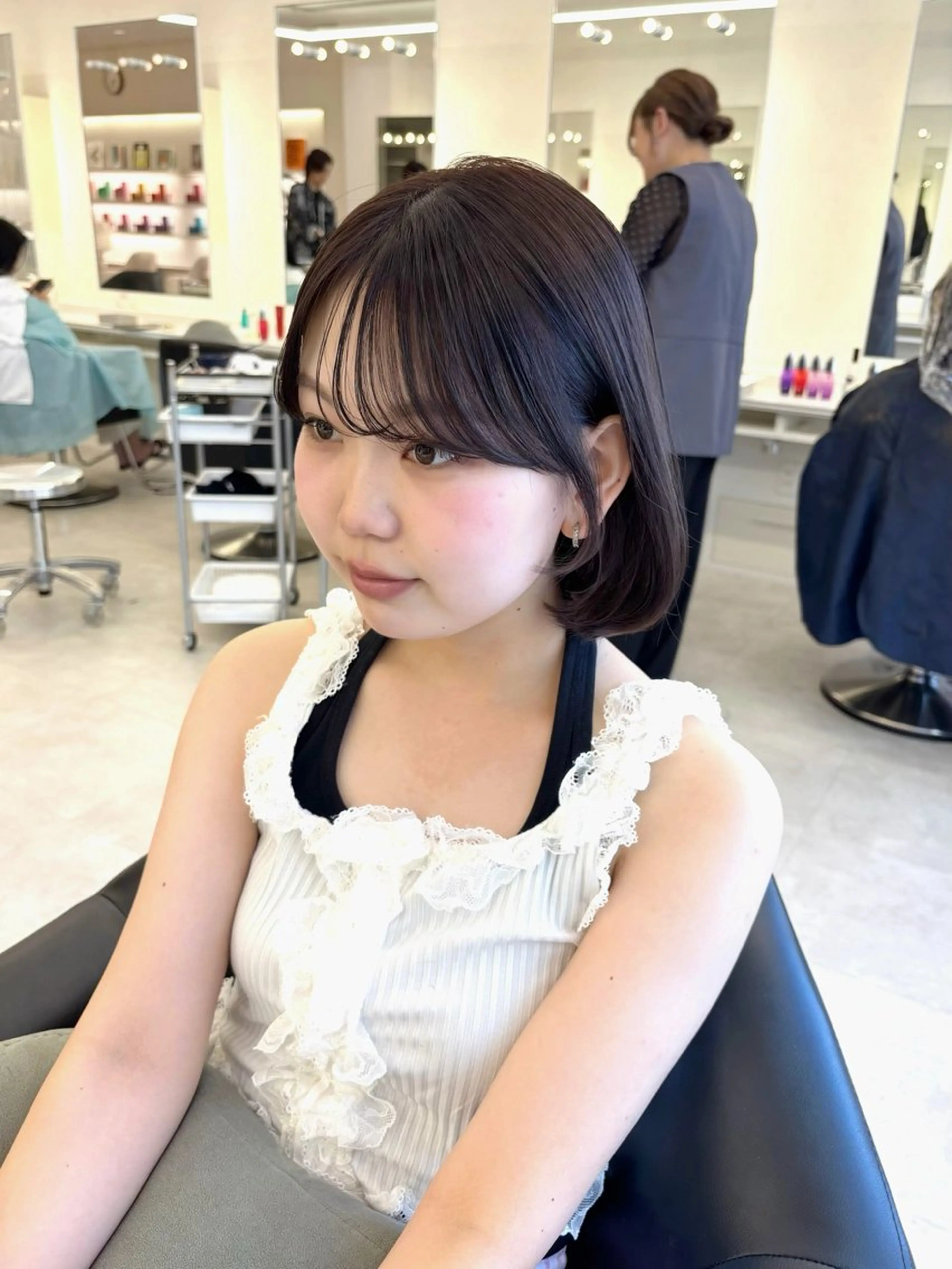 ミディアム カラー カット ヘアカラー ParveMix‎‎ ‎🤍加藤理沙のヘアスタイル