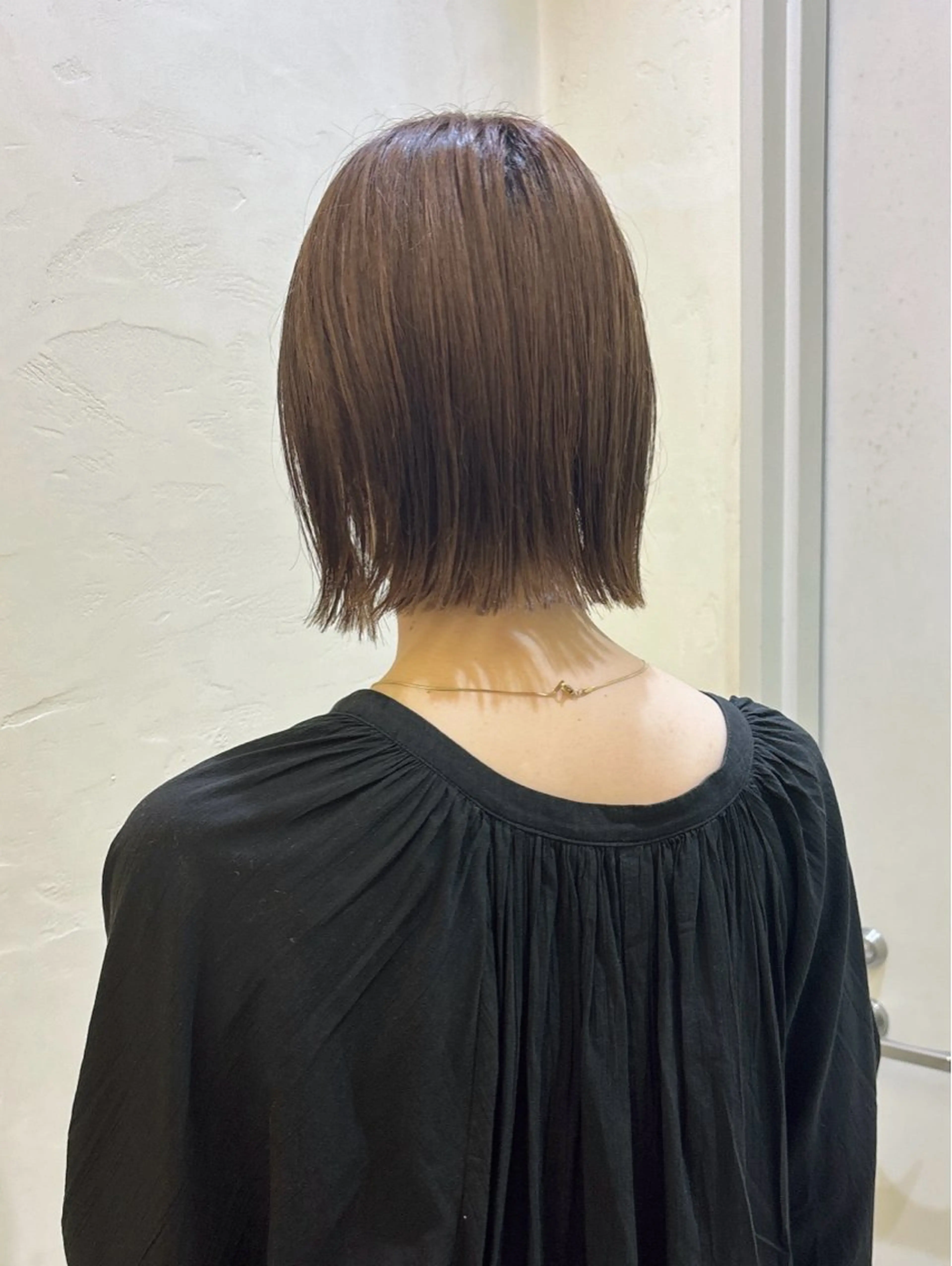 ショート カラー 切りっぱなしボブ ボブ カット ヘアカラー 大久保 愛のヘアスタイル