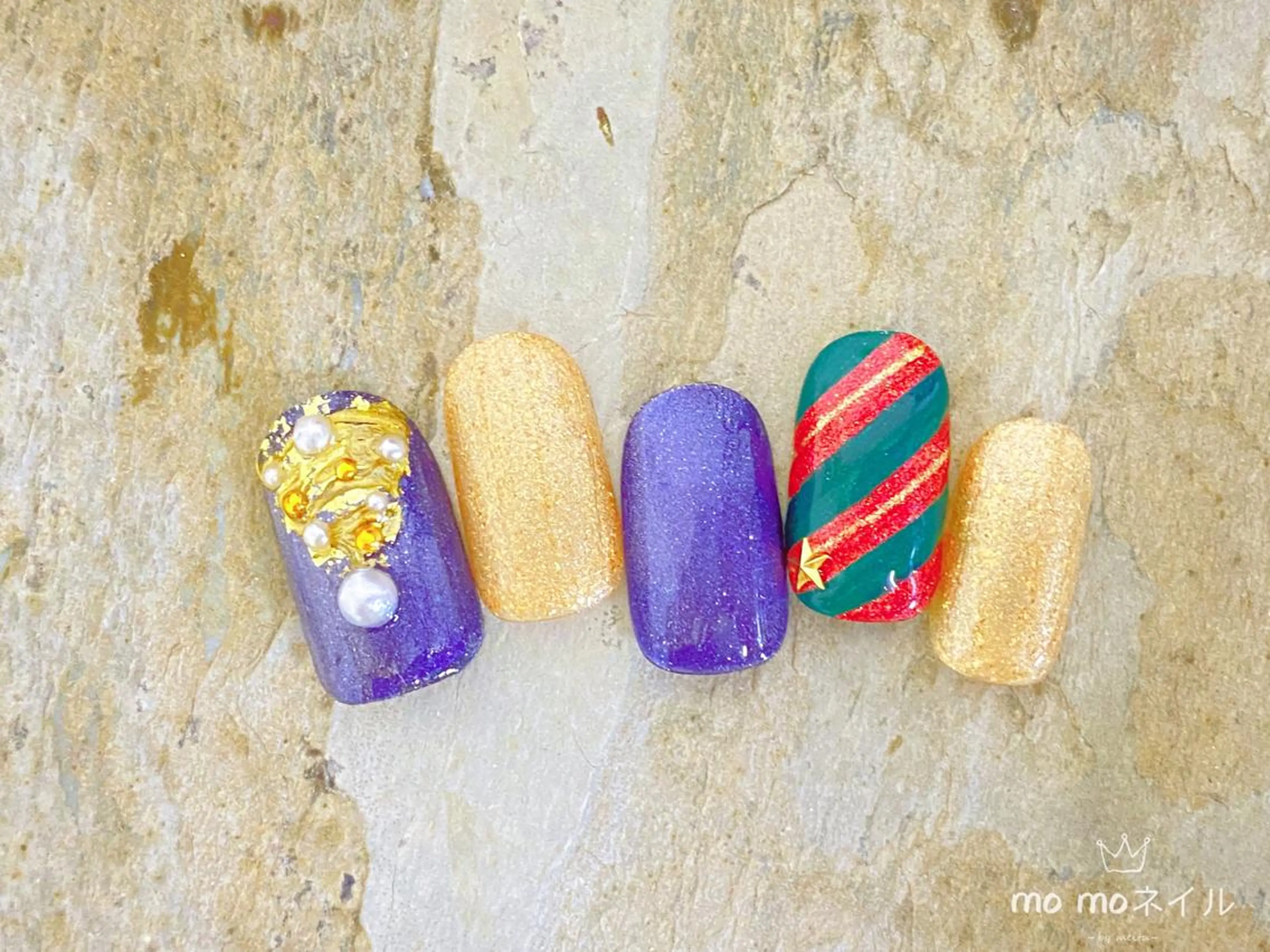 ネイル 冬ネイル クリスマス MOMO nailのネイルデザイン