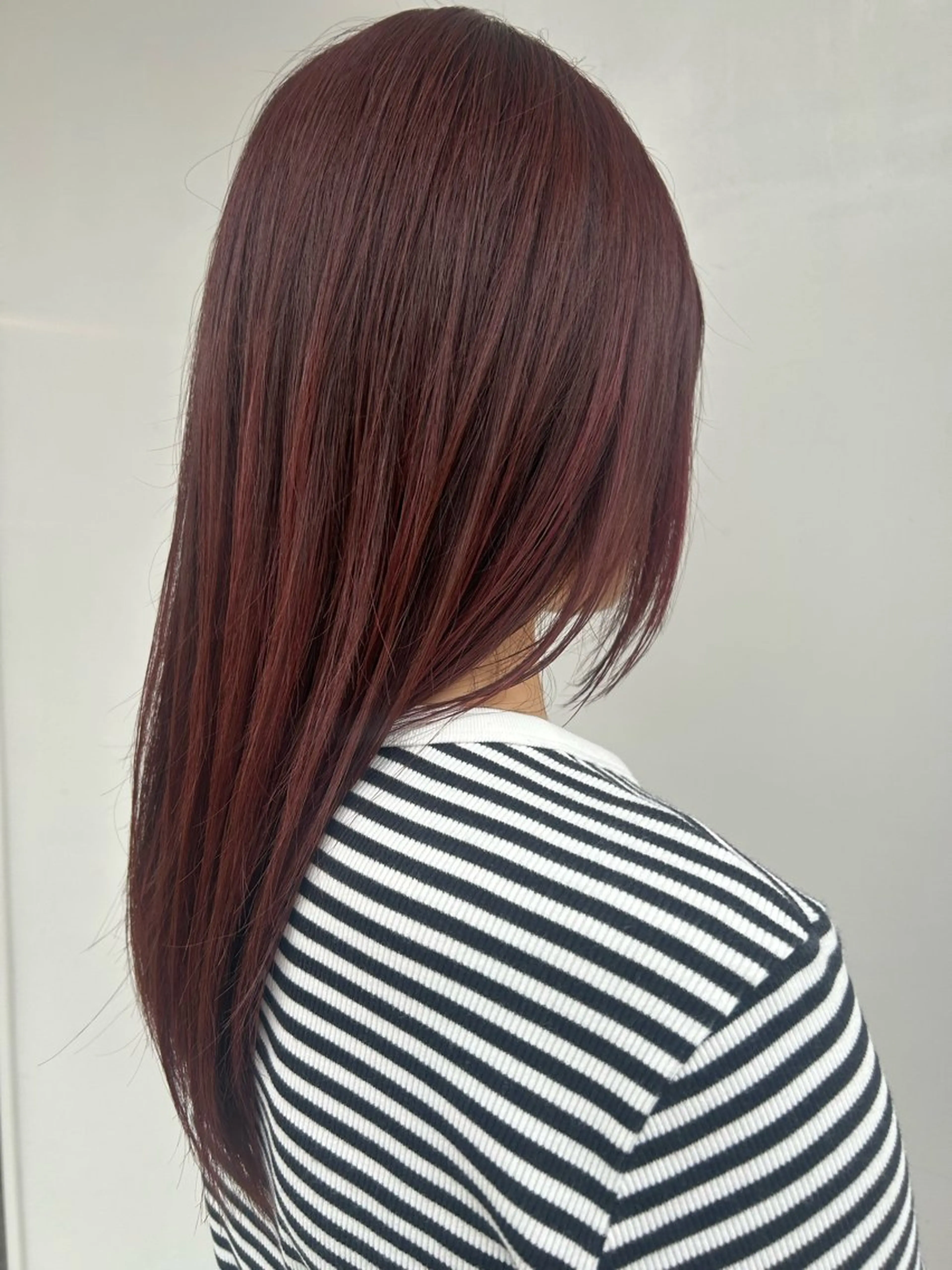 ロング カラー 廣瀬 ちよみのヘアスタイル