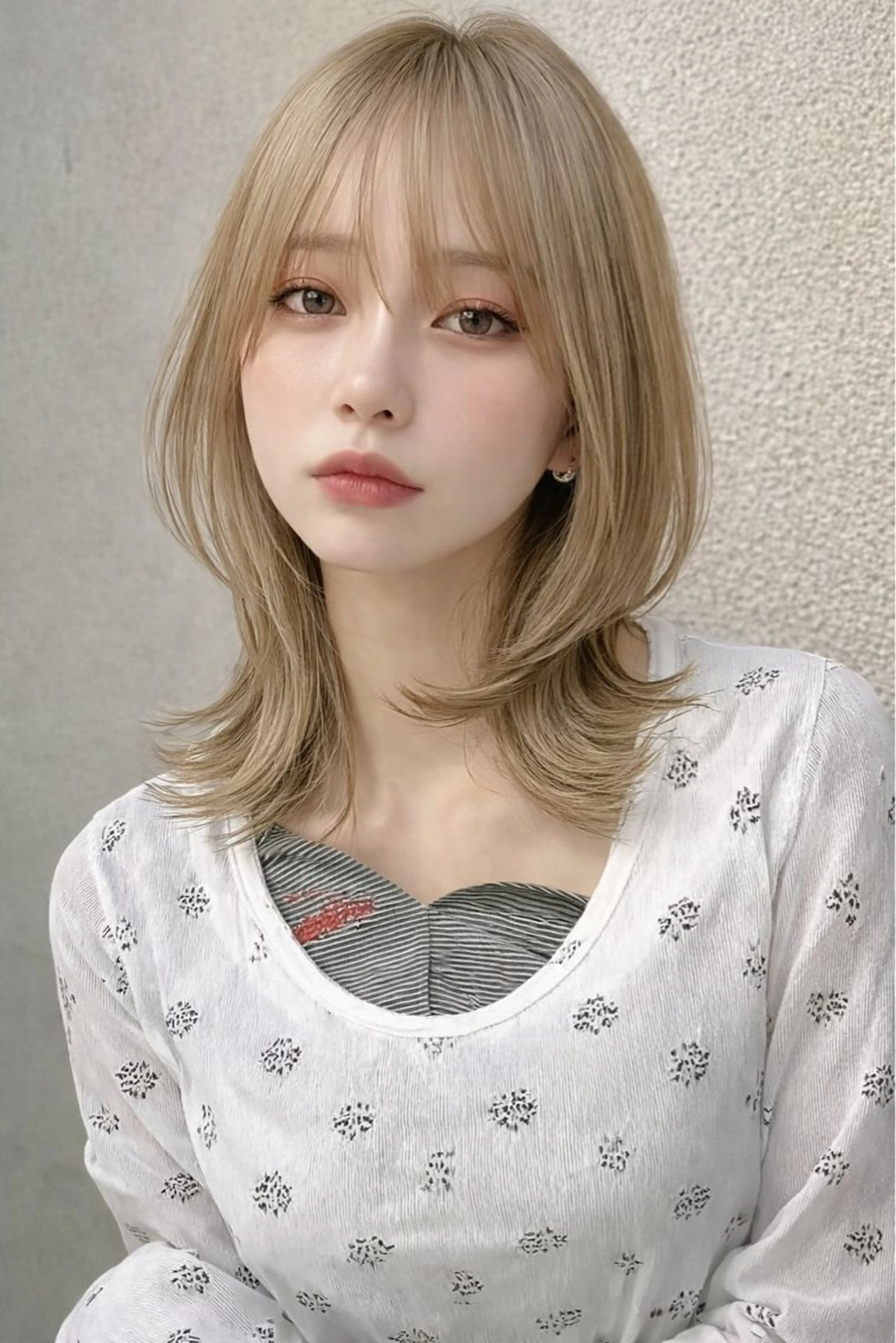 【新生活応援キャンペーン】🫧ブリーチ有りWカラー＋似合わせカット＋4Stepトリートメント🫧の写真