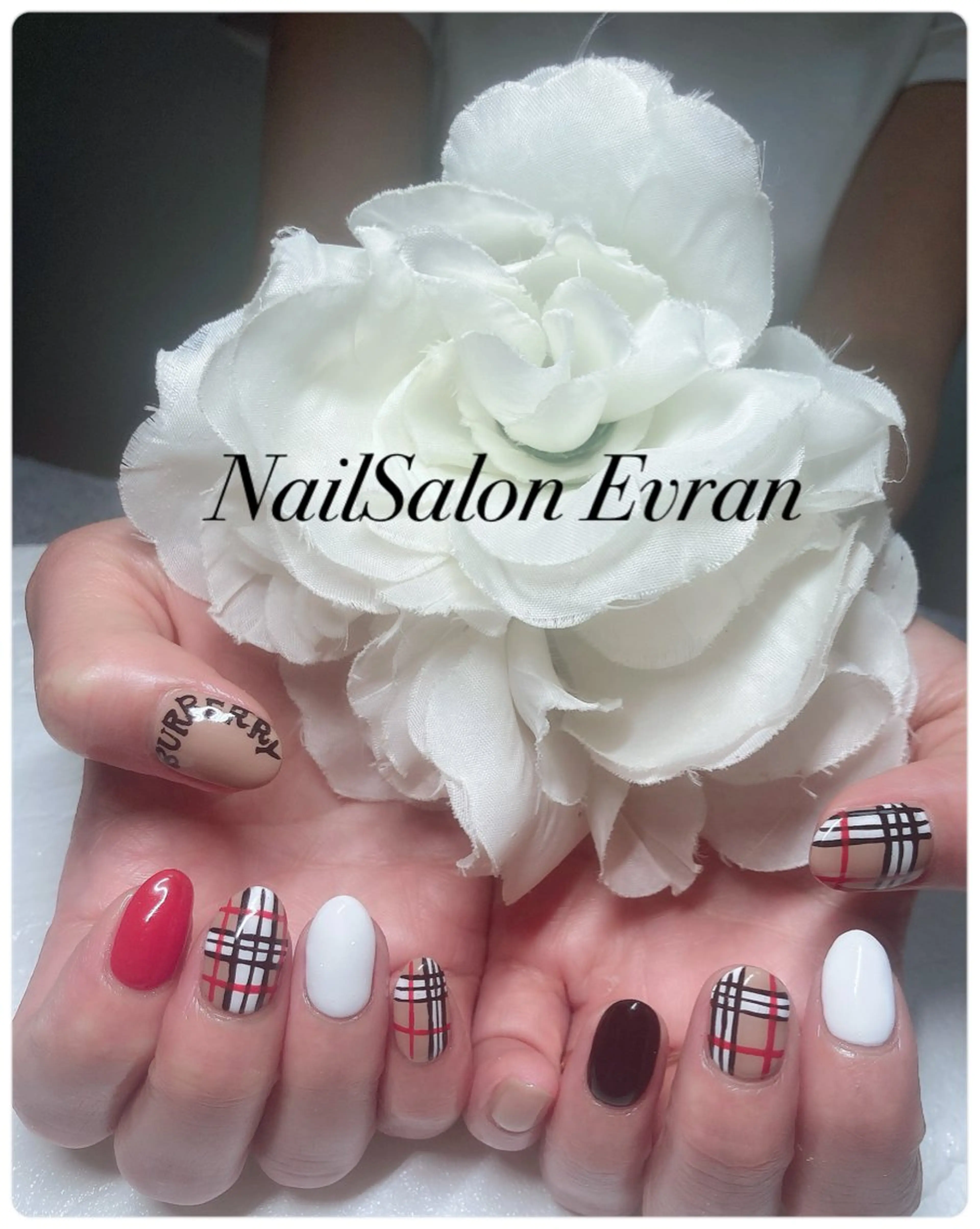 ネイル アートネイル フレンチネイル マグネットネイル 持ち込み ニュアンスネイル Nail salon Evranのネイルデザイン