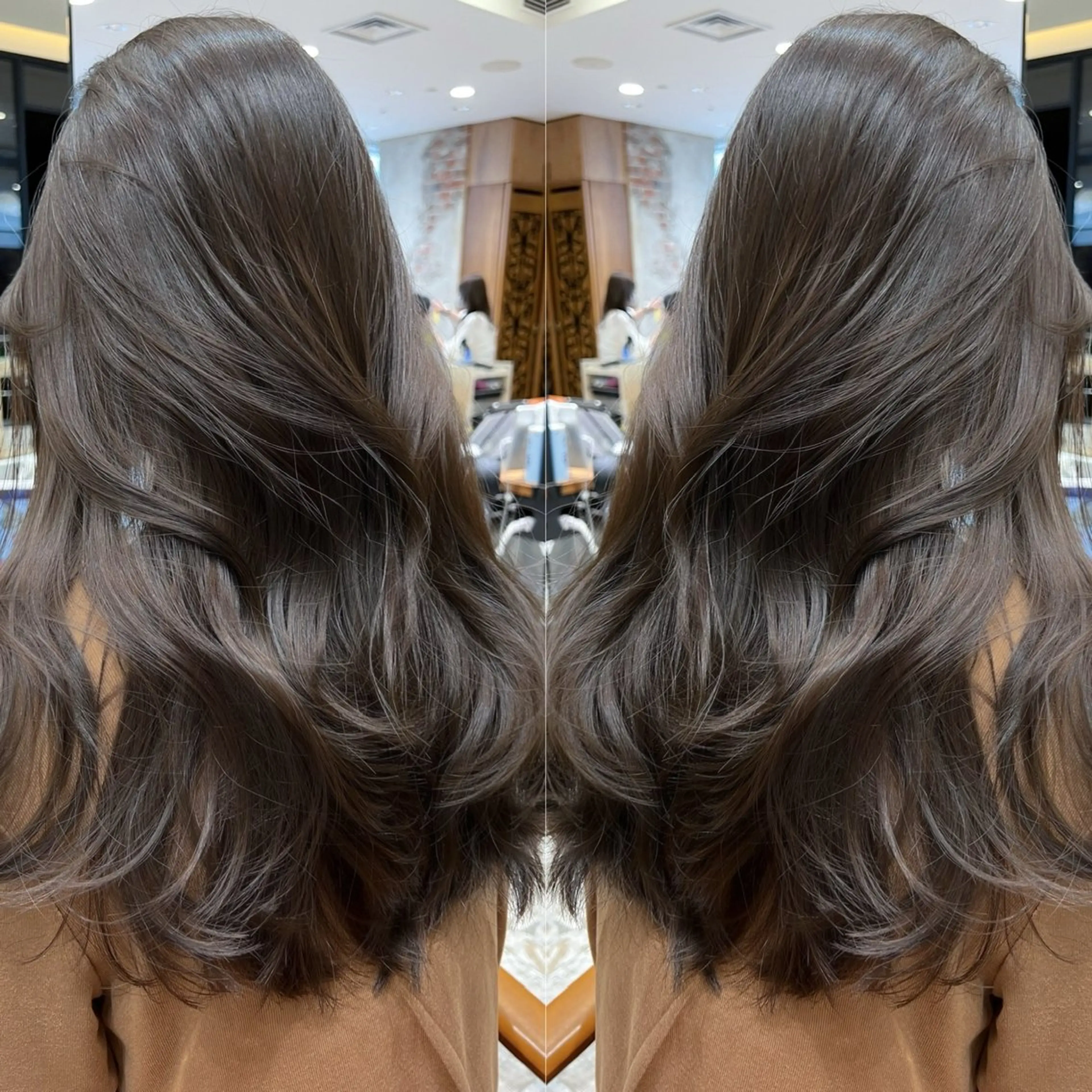 セミロング 映える顔まわり/前髪 特化 💗 ユキマのヘアスタイル