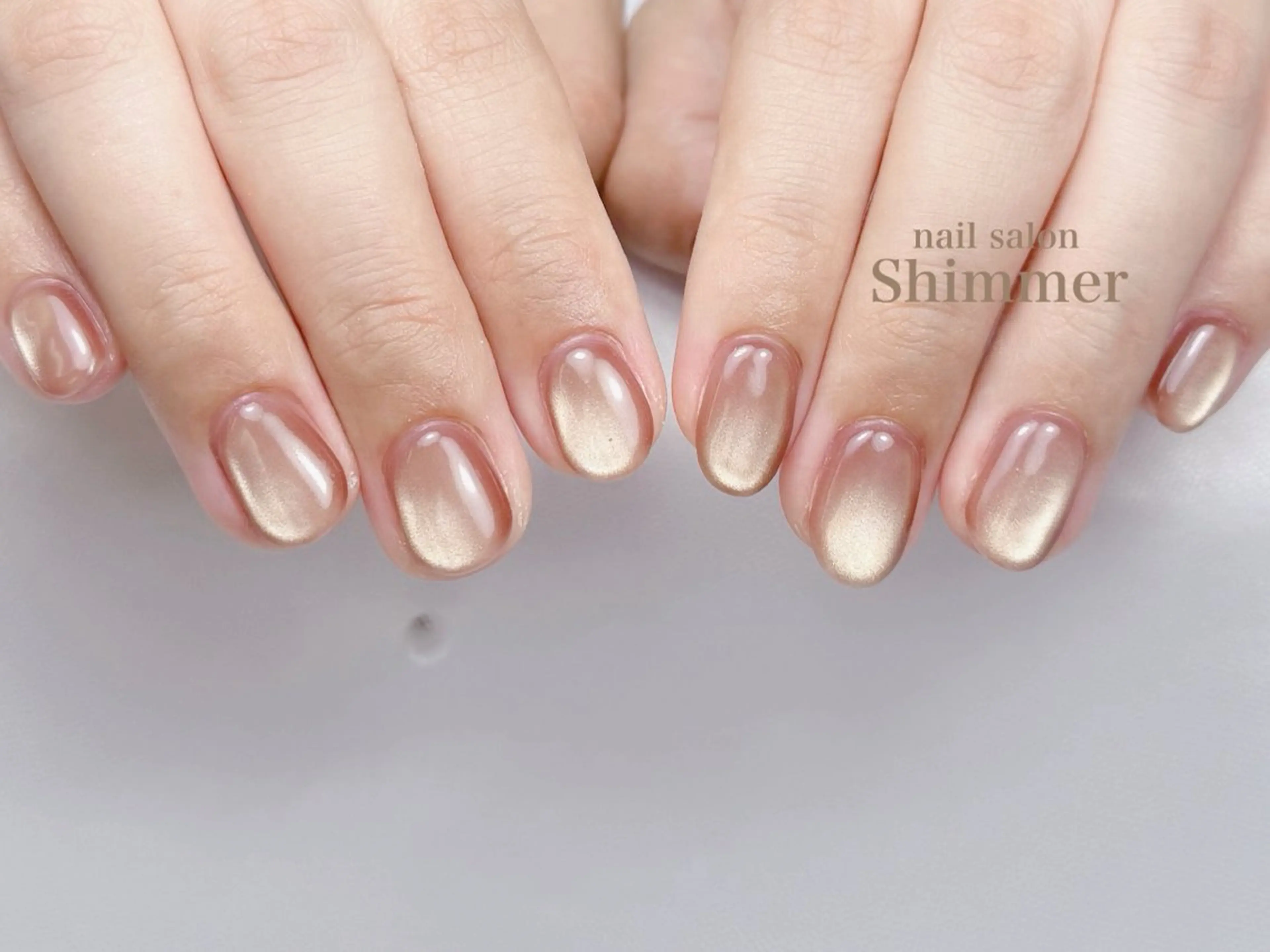 ネイル ハンドネイル Shimmer Risaのネイルデザイン