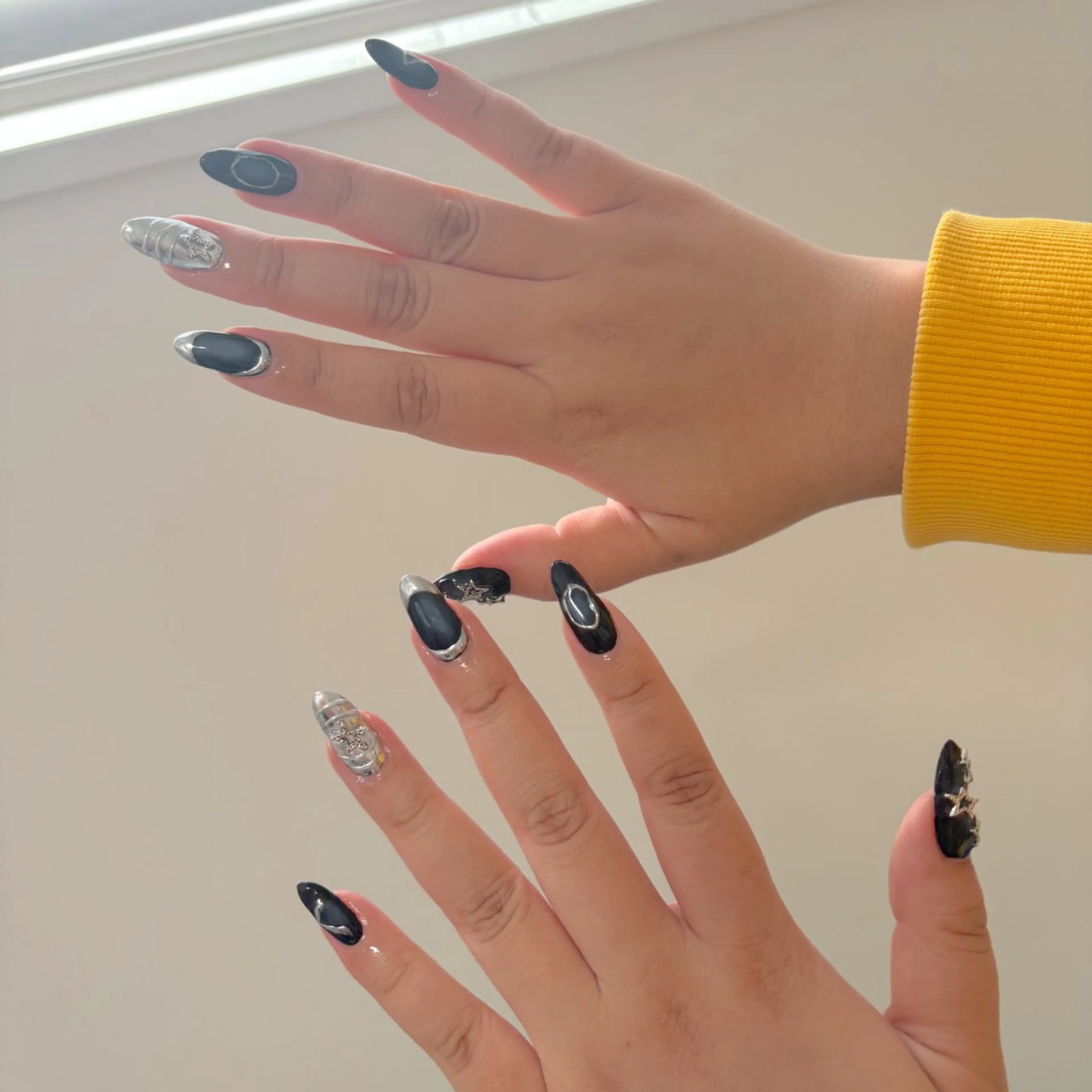 ネイル ミラーネイル ハンドネイル Nail Salon noiのネイルデザイン