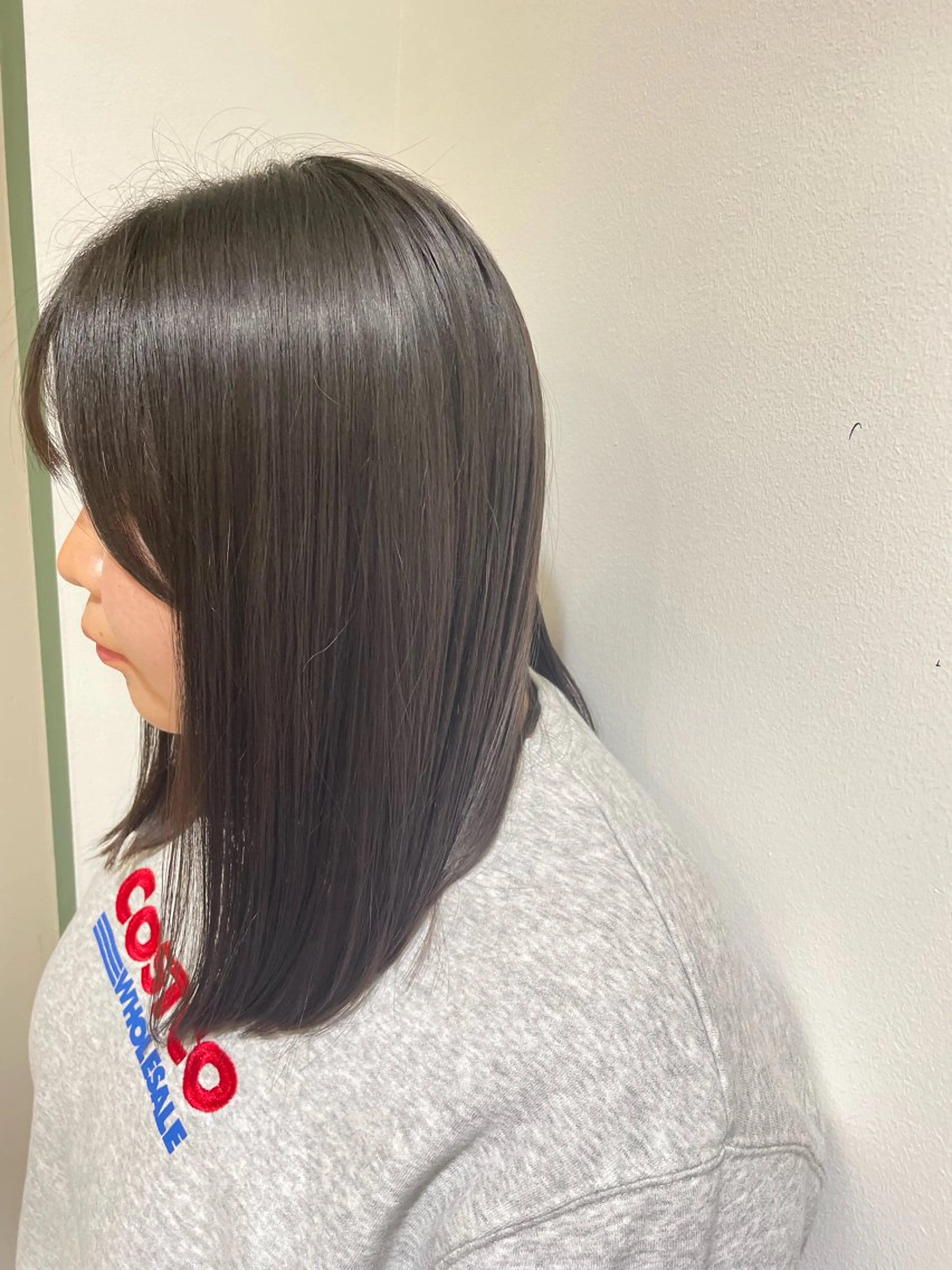 ミディアム カット かすみ  ︎︎のヘアスタイル