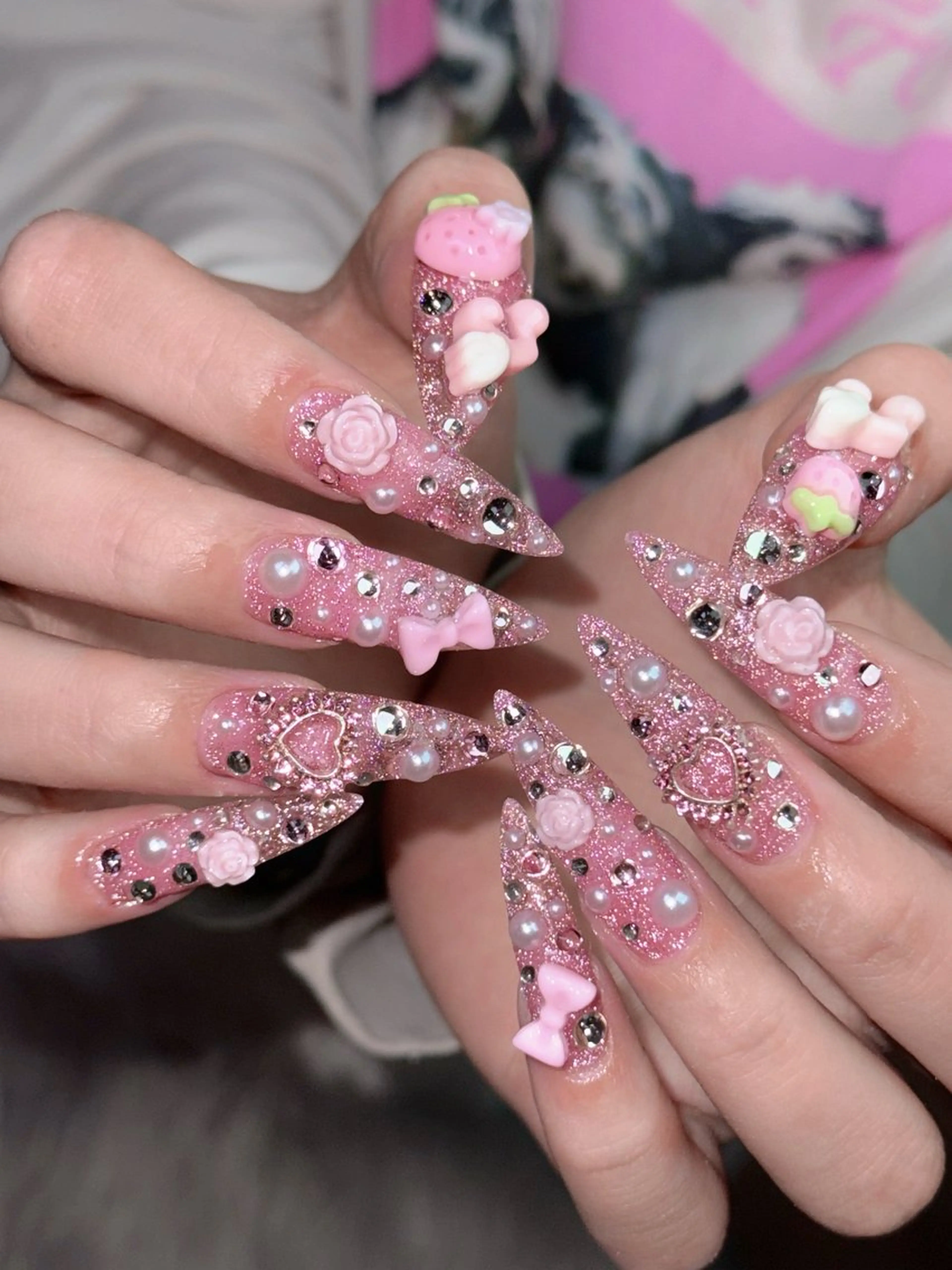 ネイル ハンドネイル Dark honey スカルプ専門原宿店のネイルデザイン