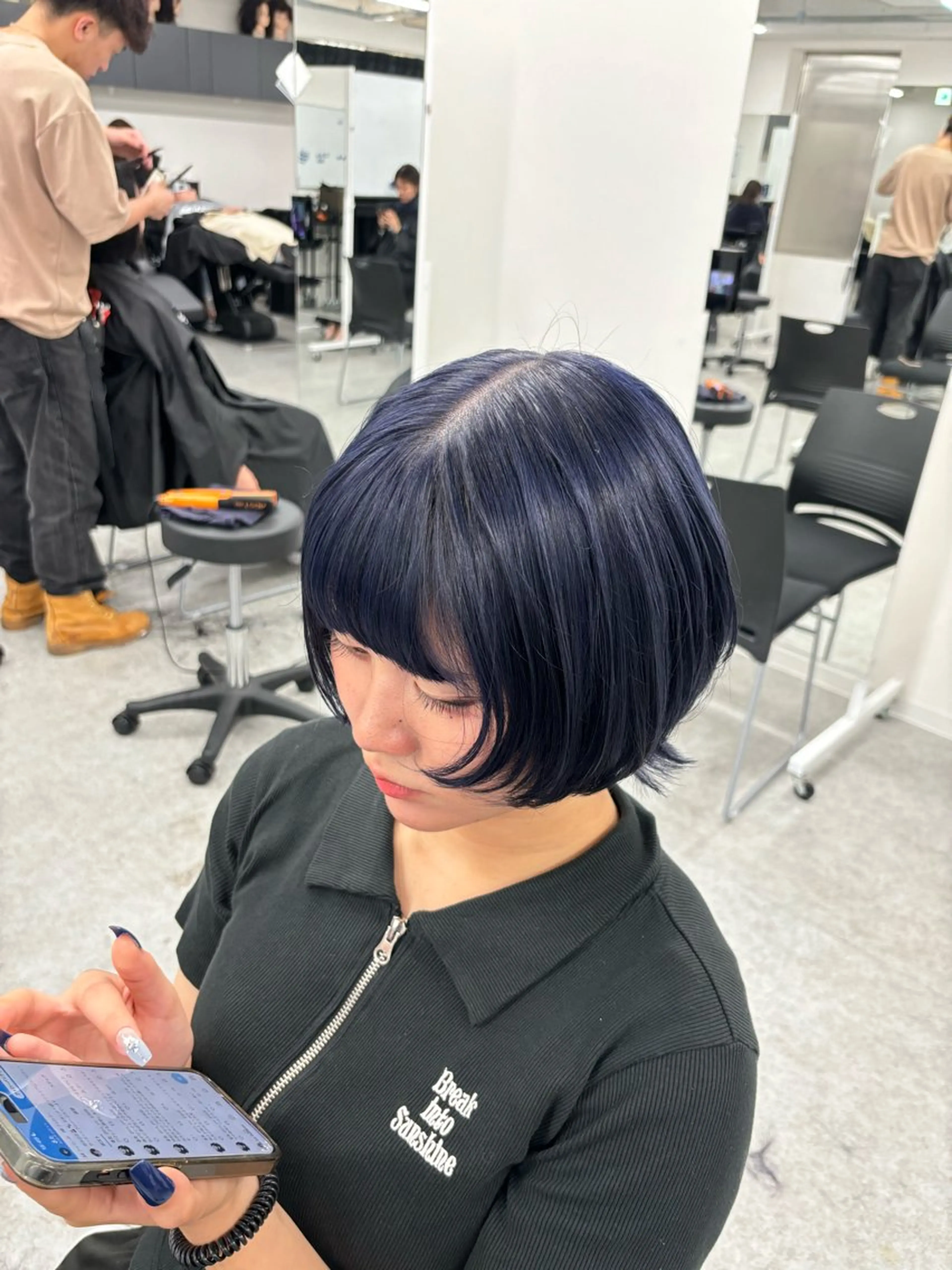 ショート カラー ヘアカラー ヘッドスパ ヘアセット 🫧韓国風透明感 ヘア🫧towaのヘアスタイル