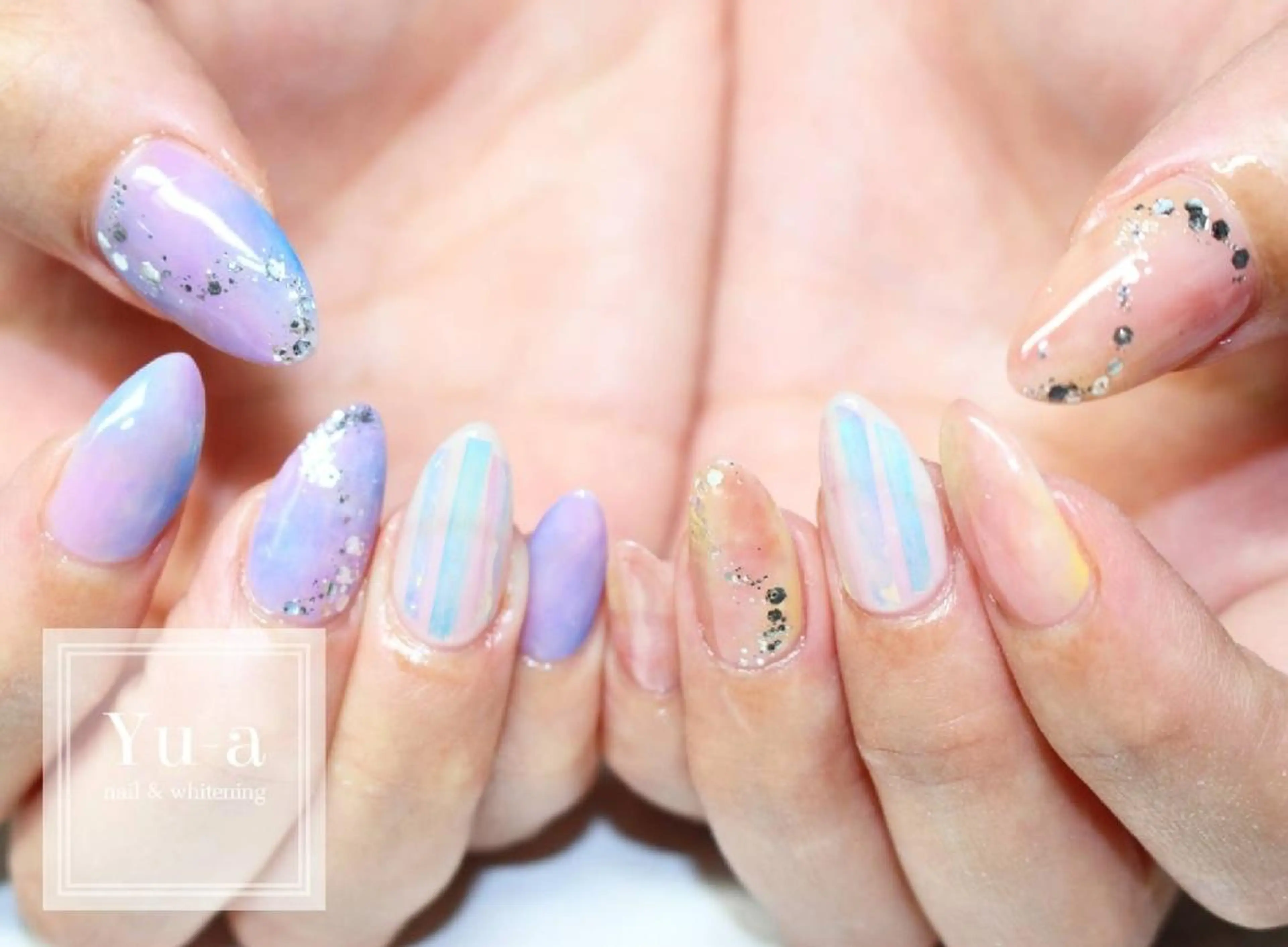 ネイル ネイル＆ホワイトニング   Yu-a所属・yu-a  スカルプ ネイルakiのネイルデザイン