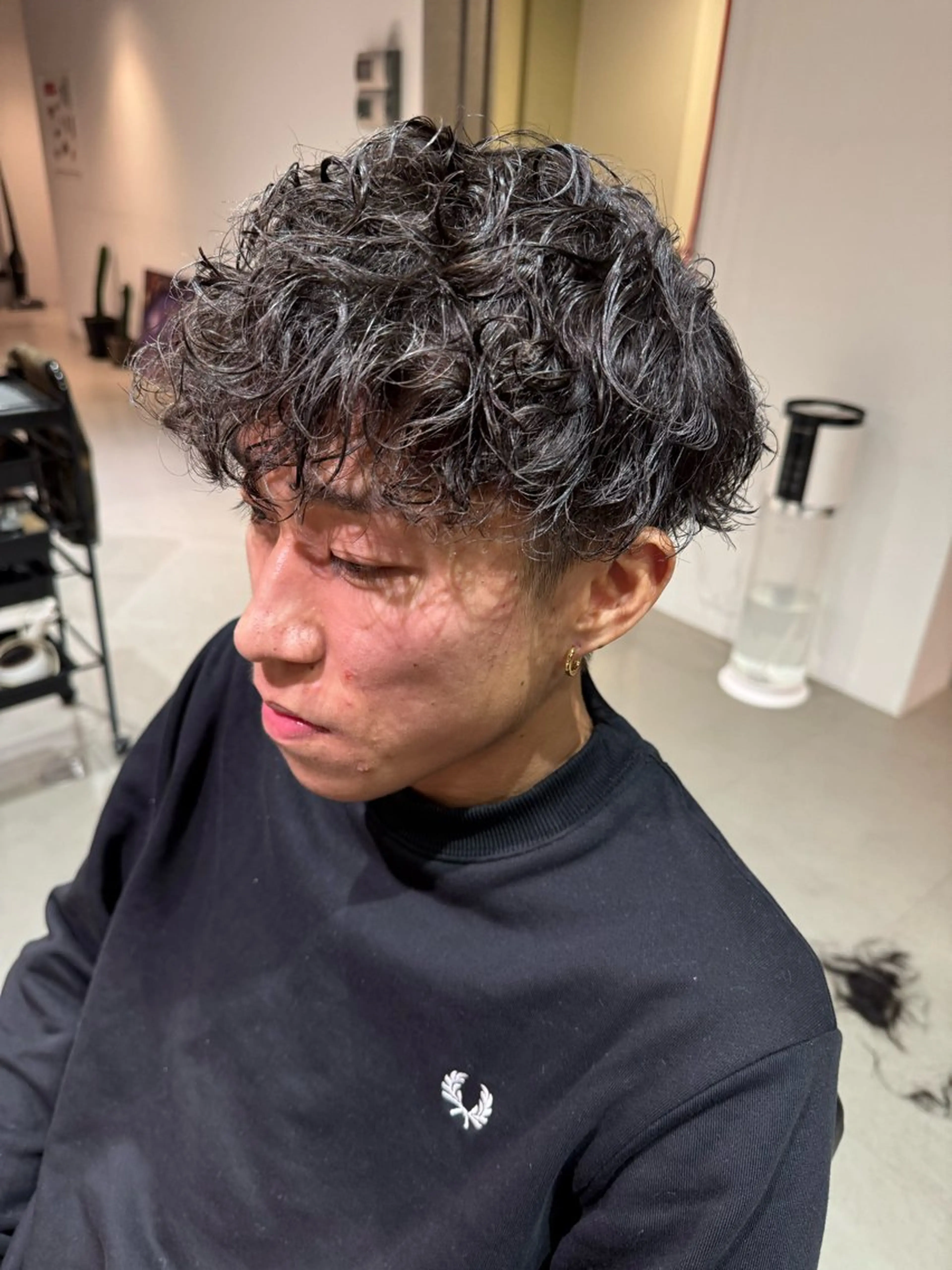 ショート パーマ メンズ カット パーマ パーマ職人 Mizukiのヘアスタイル