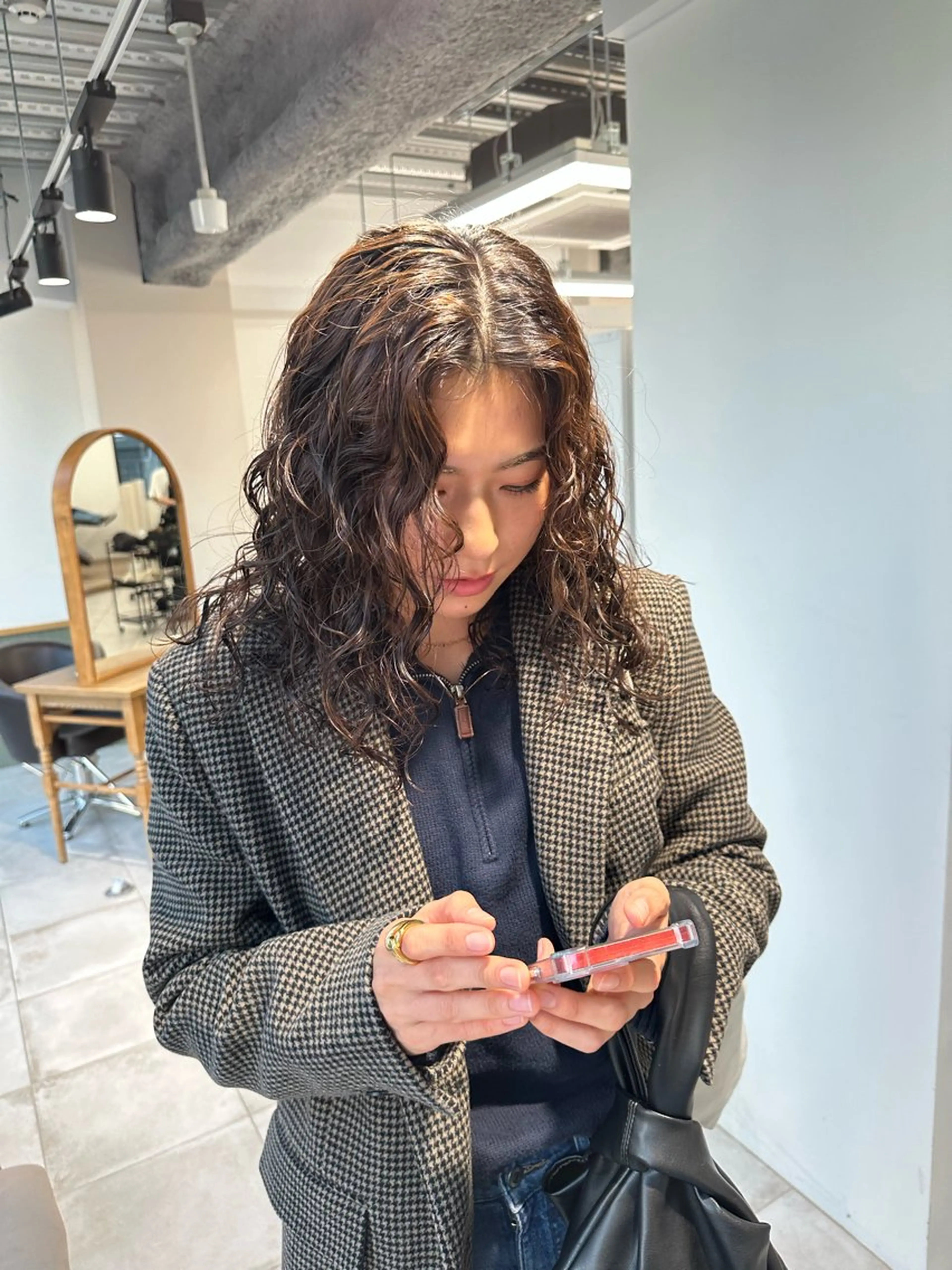 セミロング カラー パーマ キッズ オトナヘア🌸 harukaのヘアスタイル