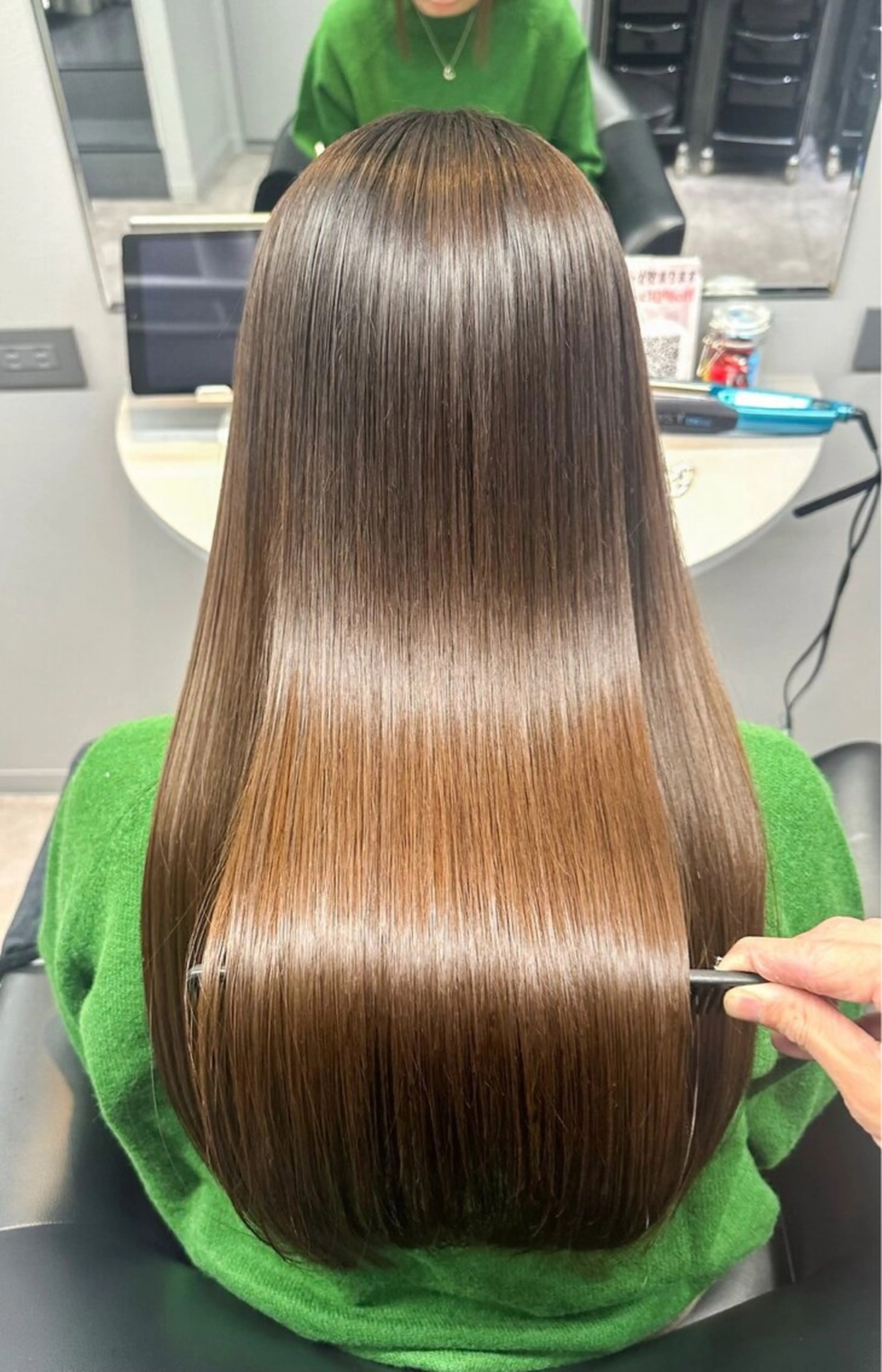 ロング 髪質改善 縮毛矯正 カット 縮毛矯正 トリートメント 雰囲気似合わせ/ itta𓂃🫧のヘアスタイル