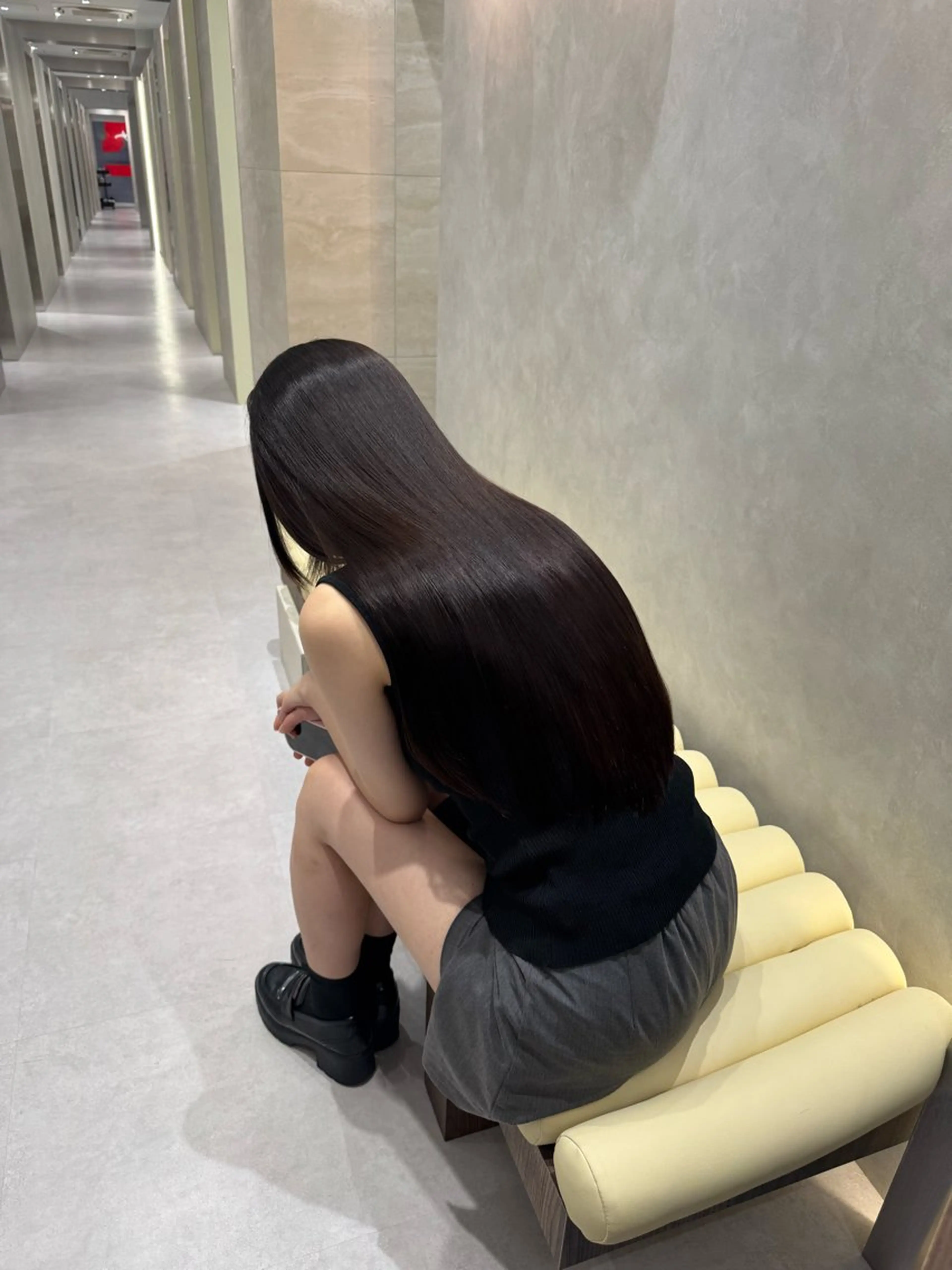 ロング 髪質改善 韓国風ヘア 縮毛矯正 SALOWIN east店6F所属・TAKUMI 【美髪特化】のヘアスタイル