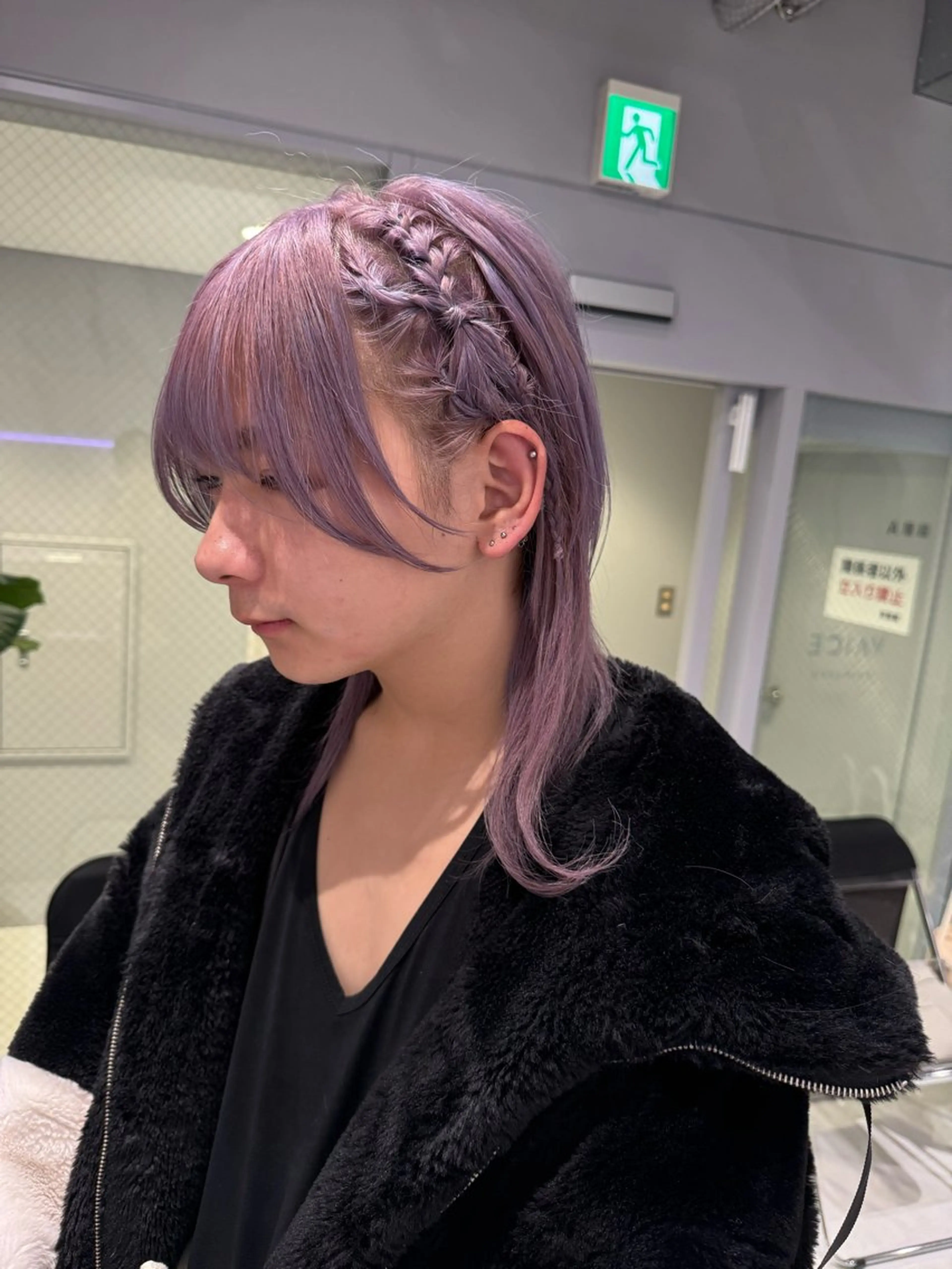 カラー ヘアアレンジ 艶 ケアブリーチ 🎀🩵RISAのヘアスタイル