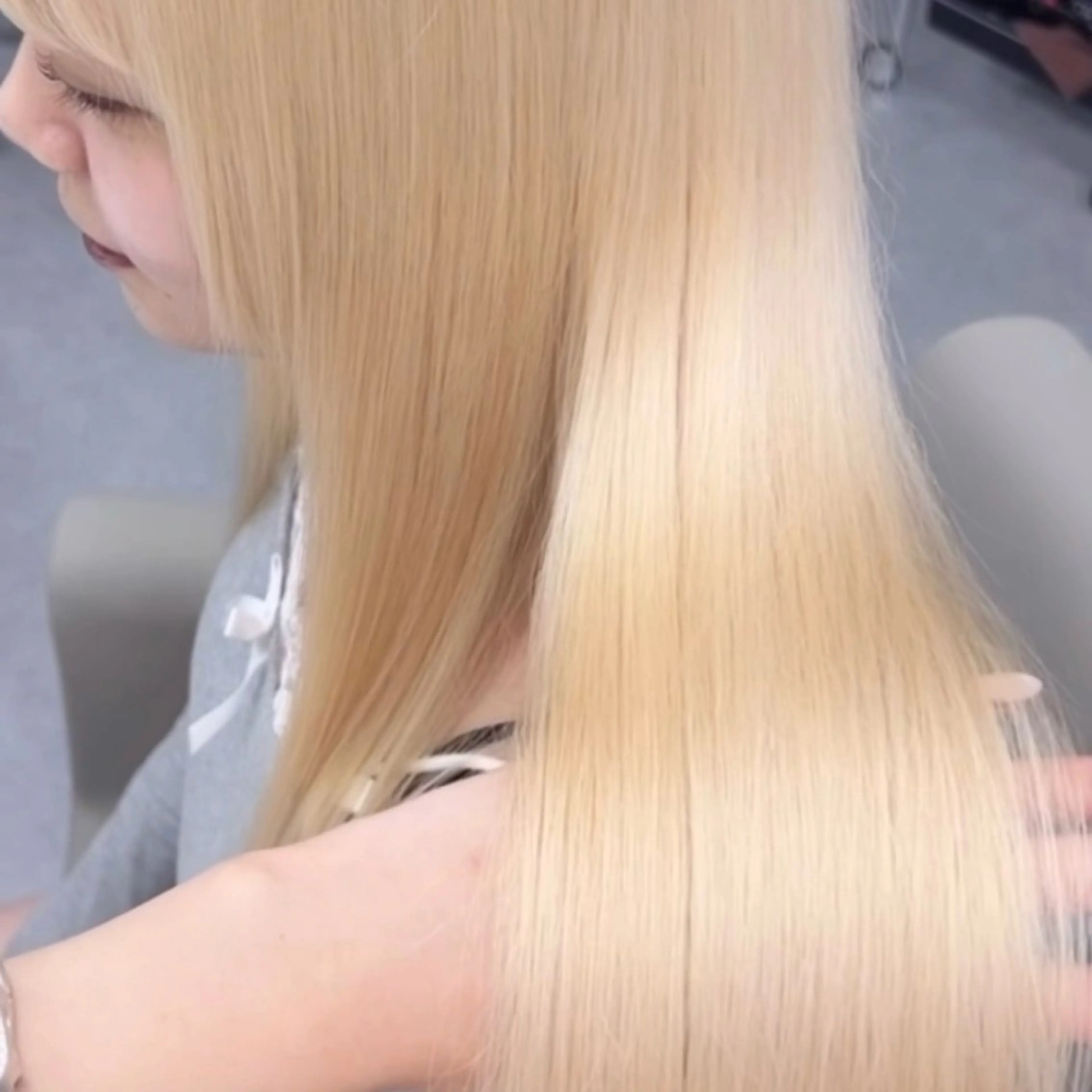 ロング カラー ヘアカラー トリートメント ♡chika /ハイトーン/渋谷♡のヘアスタイル