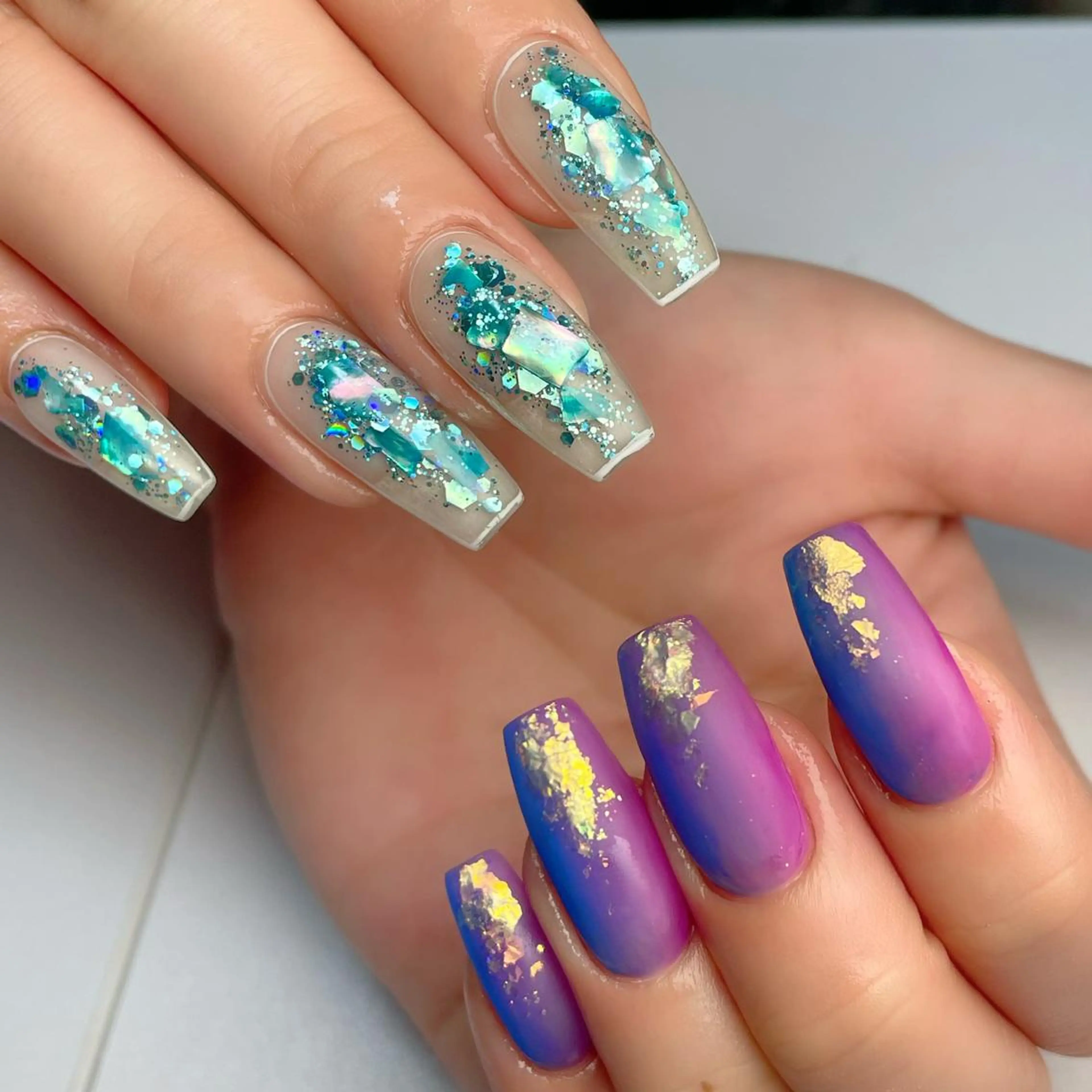 ロング ネイル 下妻市ﾈｲﾙｻﾛﾝ M_styleのネイルデザイン