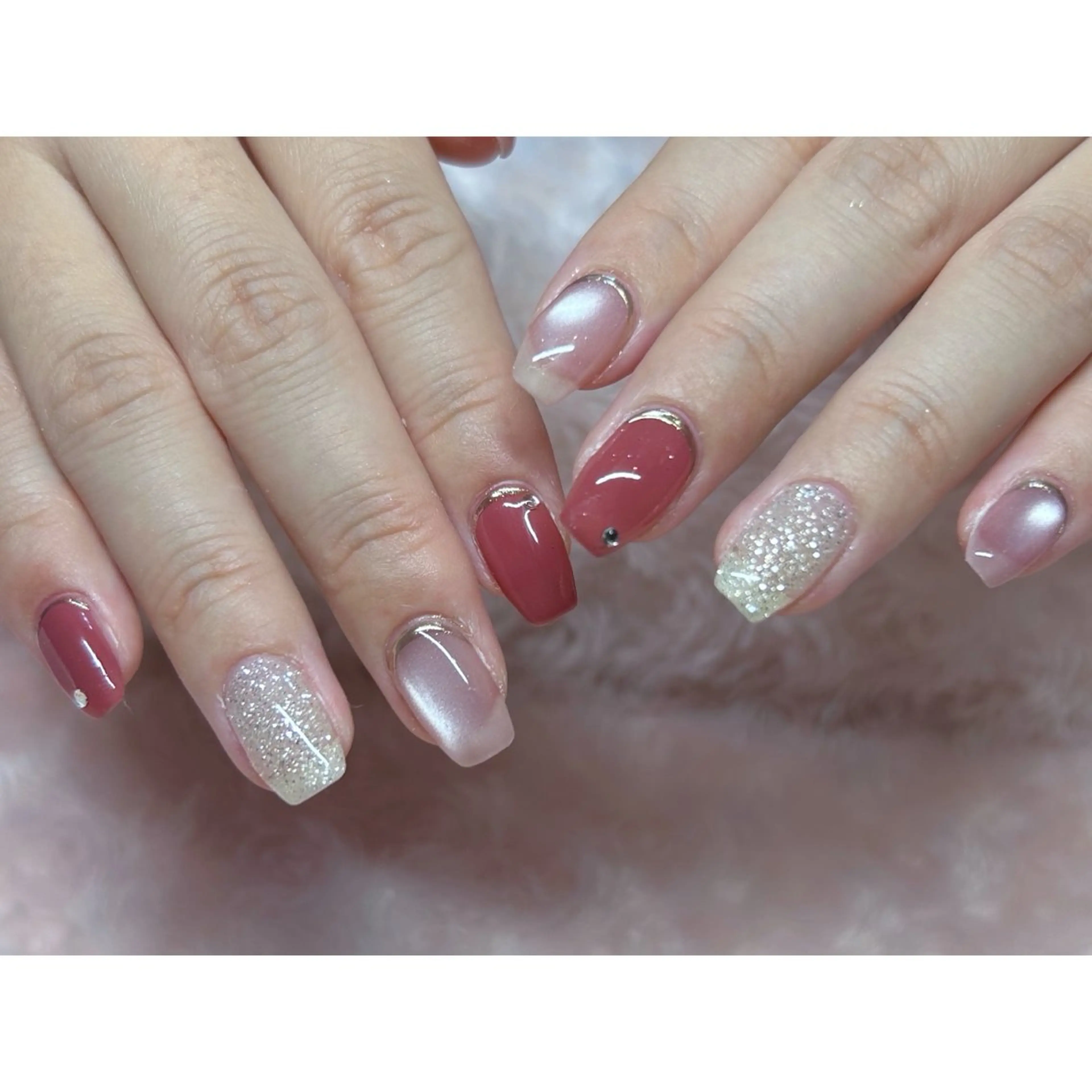 ネイル ハンドネイル 横浜駅東口 🐬🫧 ｵｰﾀのネイルデザイン