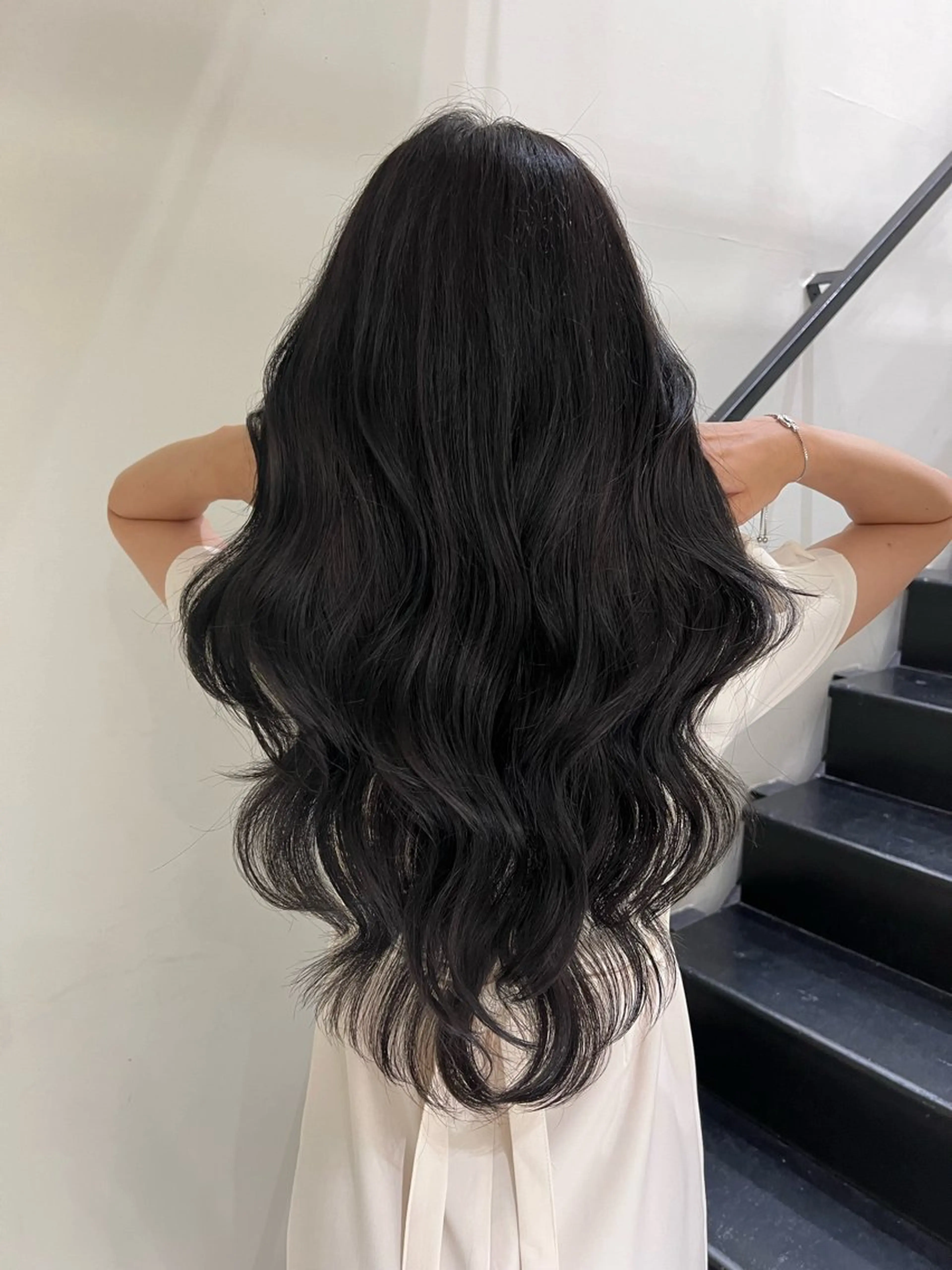 ロング ケアカラー 小顔ボブ jilblanカホのヘアスタイル