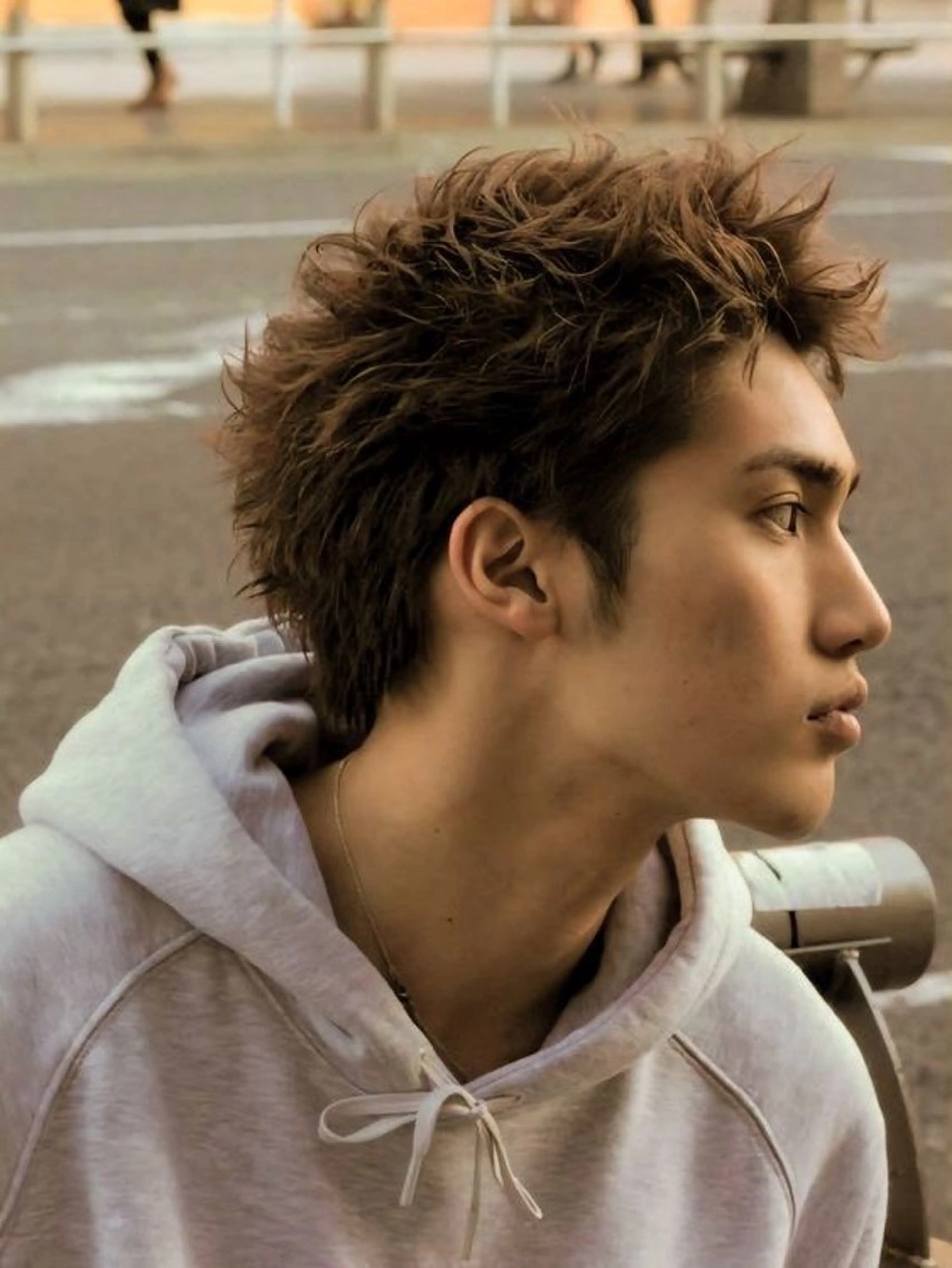 メンズカットモデルの写真