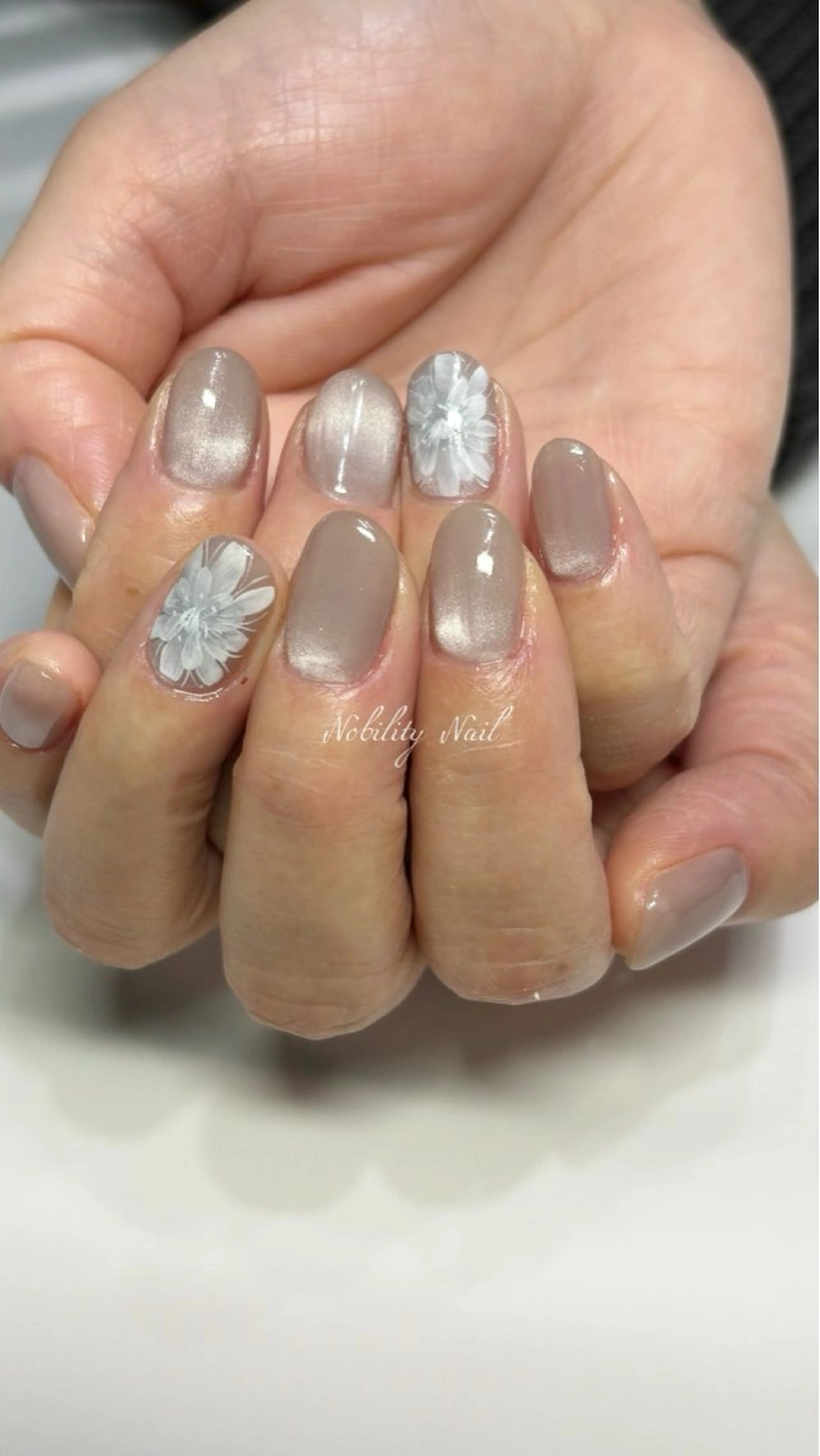 ネイル フラワーネイル ネイルサロンNobilityNail所属・風口 麻由子のネイルデザイン
