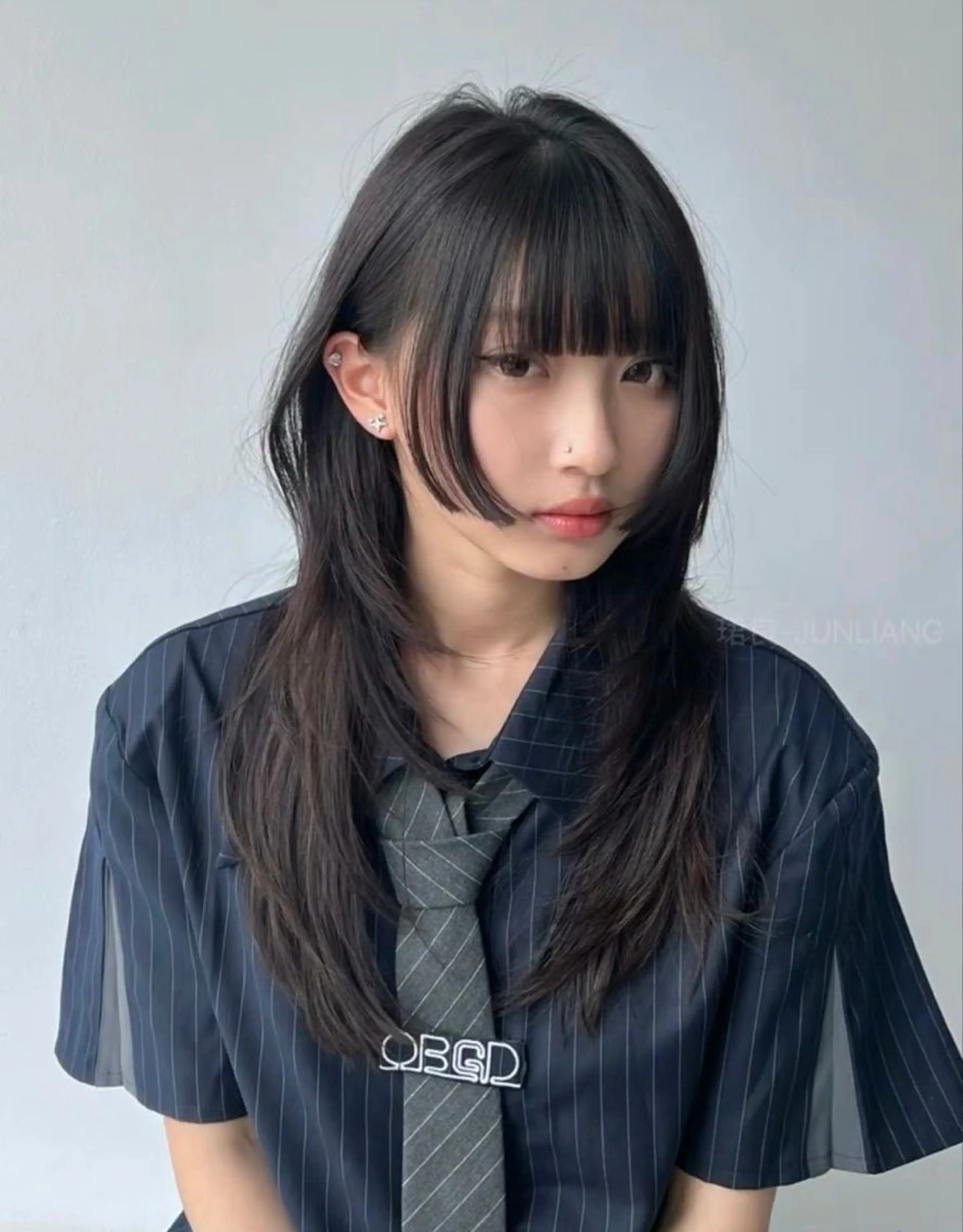 カラー パーマ ヘアアレンジ メンズ 🤍レイヤーカット/ ベージュヘア🤍のヘアスタイル