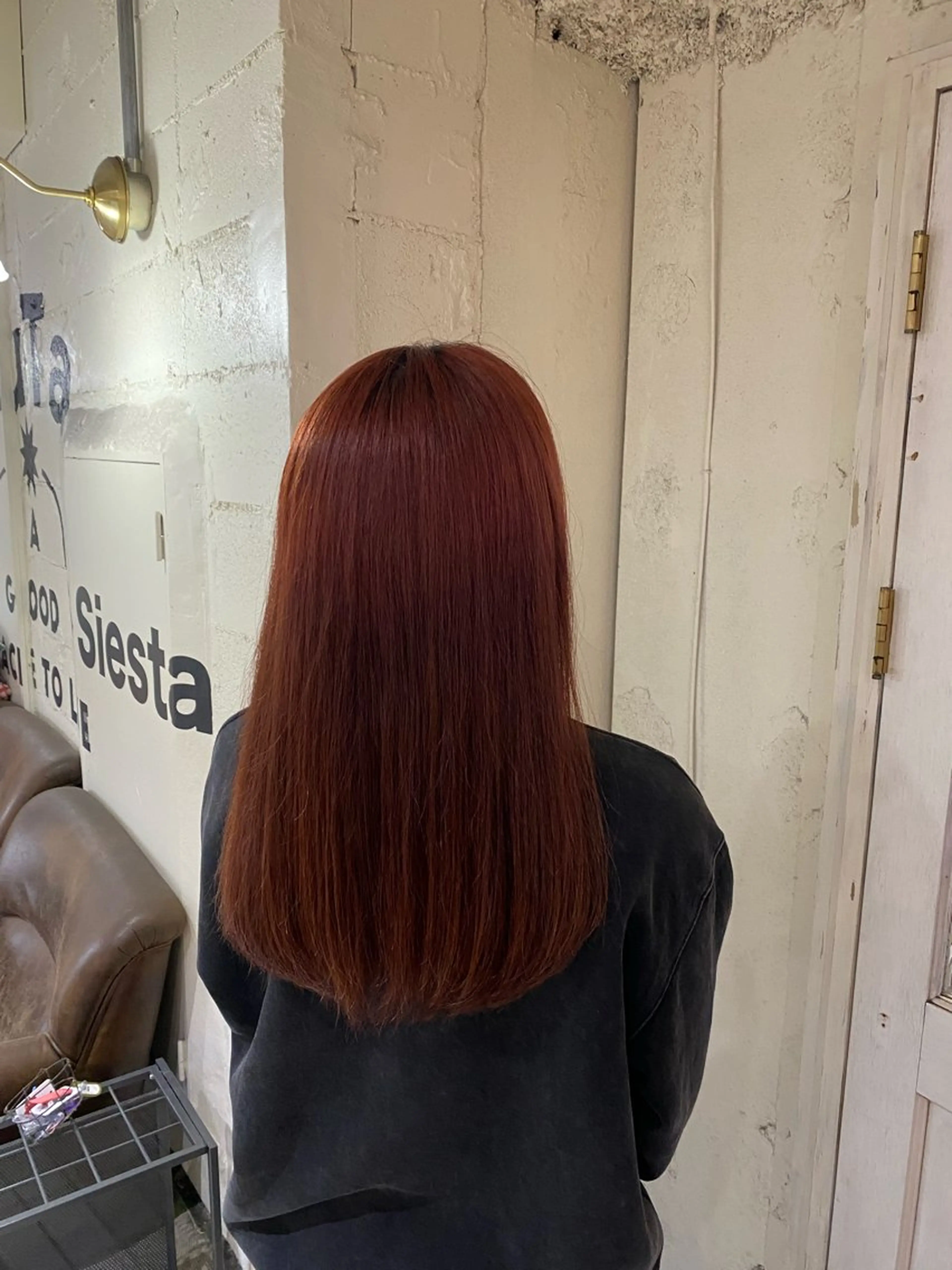 ロング カラー ヘアカラー 縮毛矯正 /艶カラー risako🫧のヘアスタイル