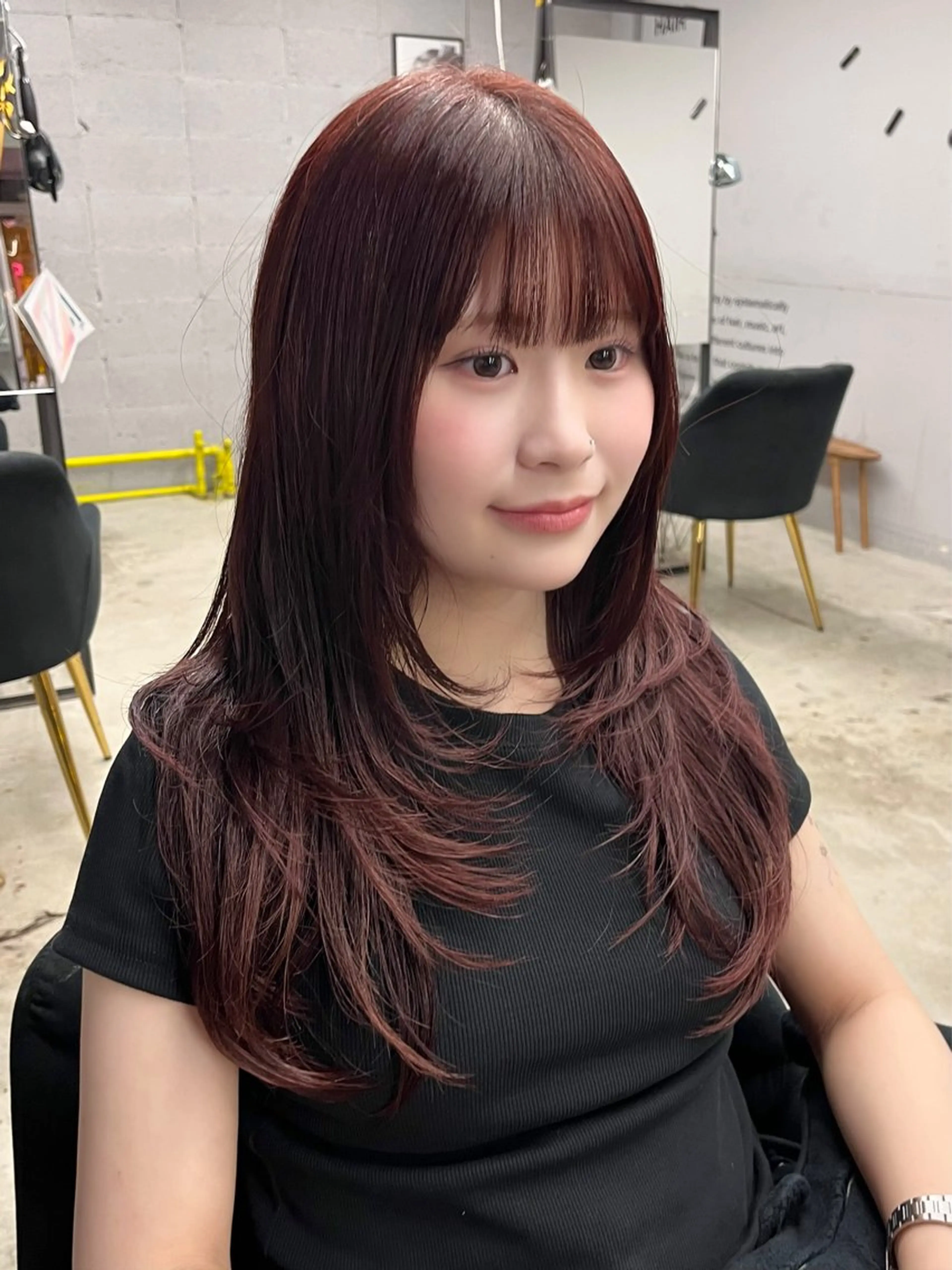 【10:00のみ◎】【年内last限定🉐🌠】カット+カラー+内部補修3stepトリートメント💪🏻💕の写真