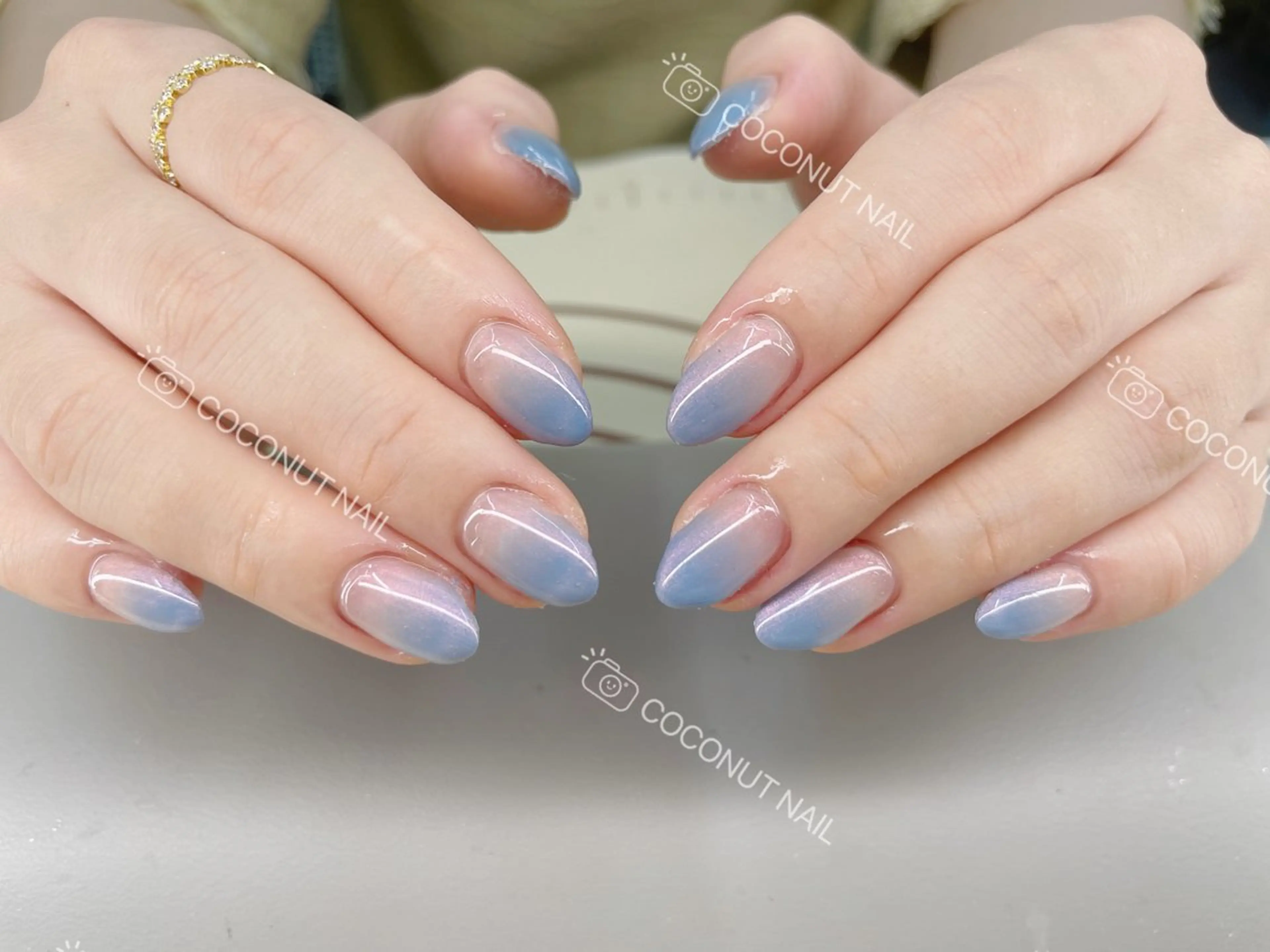 ネイル ハンドネイル 神田 ココナッツのネイルデザイン