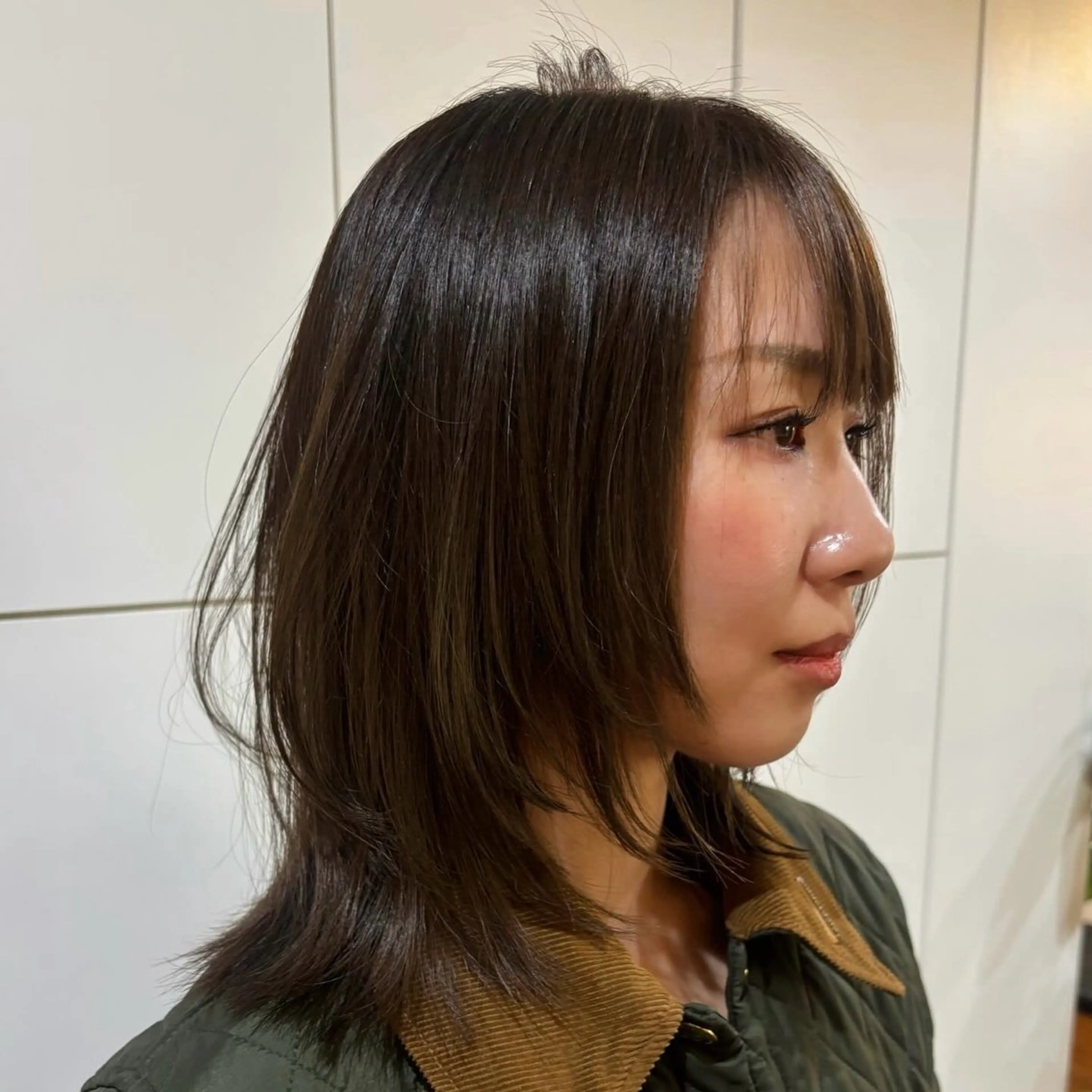 セミロング monet  organic  salon所属・🥣心美/ 透明感カラーのヘアスタイル