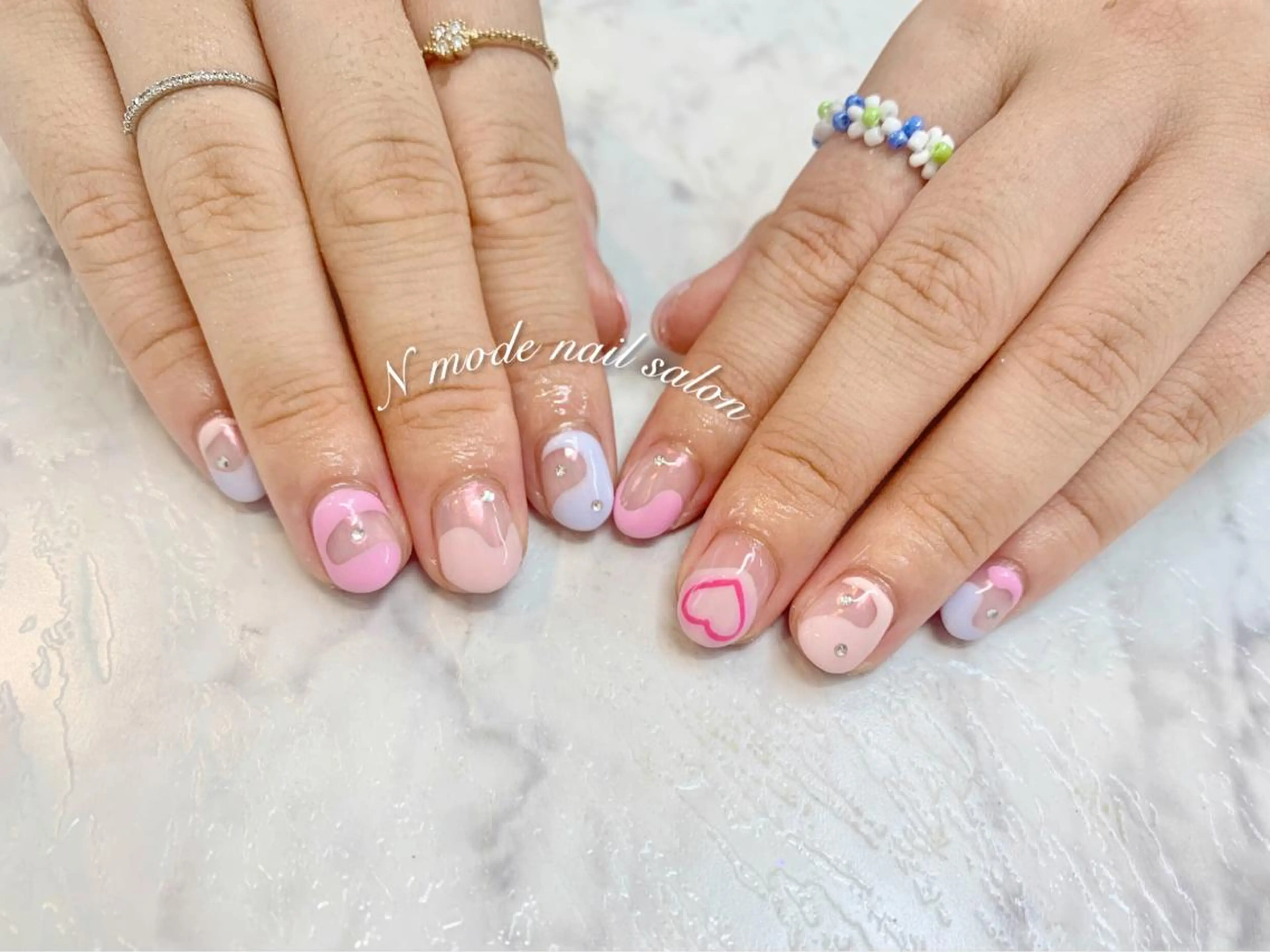 ネイル 韓国ネイル ハンドネイル N-mode nail salon所属・NAIL 🎀 AIRIのネイルデザイン