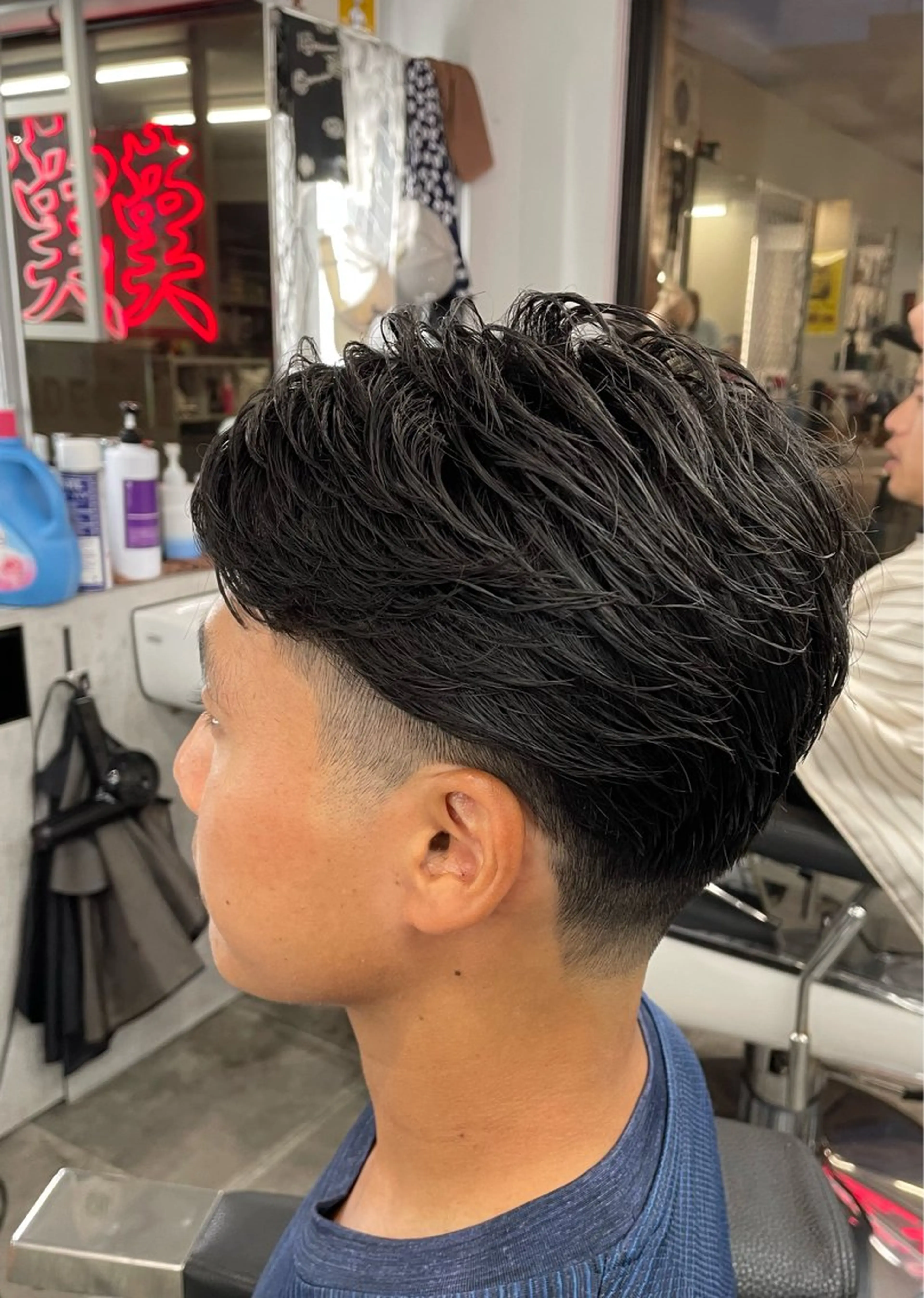 ショート メンズ フェードカット FADE&LINE登戸店所属・🔥メンズ専門 美容師🔥 柳澤陵心のヘアスタイル