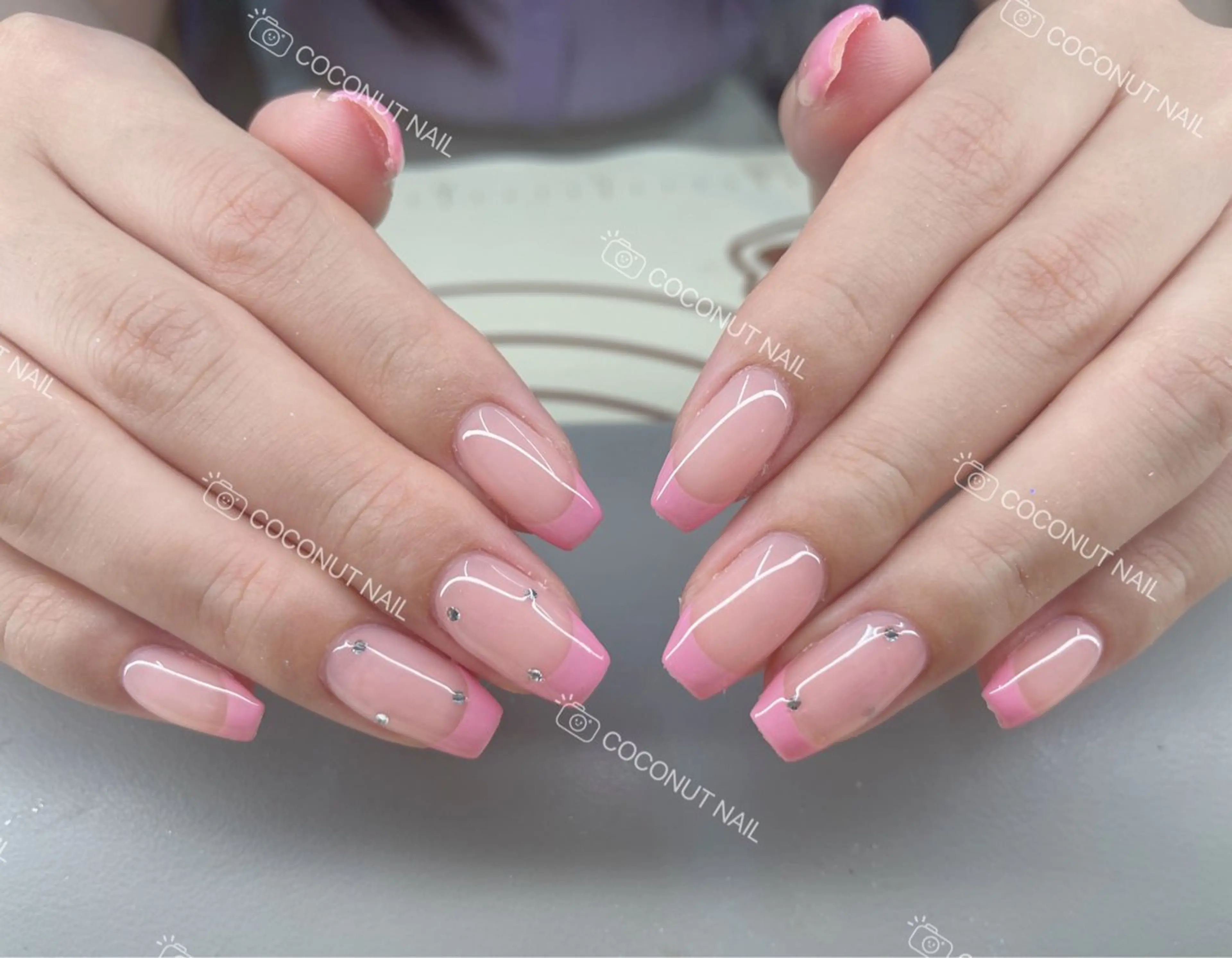 ネイル ハンドネイル 神田 ココナッツのネイルデザイン