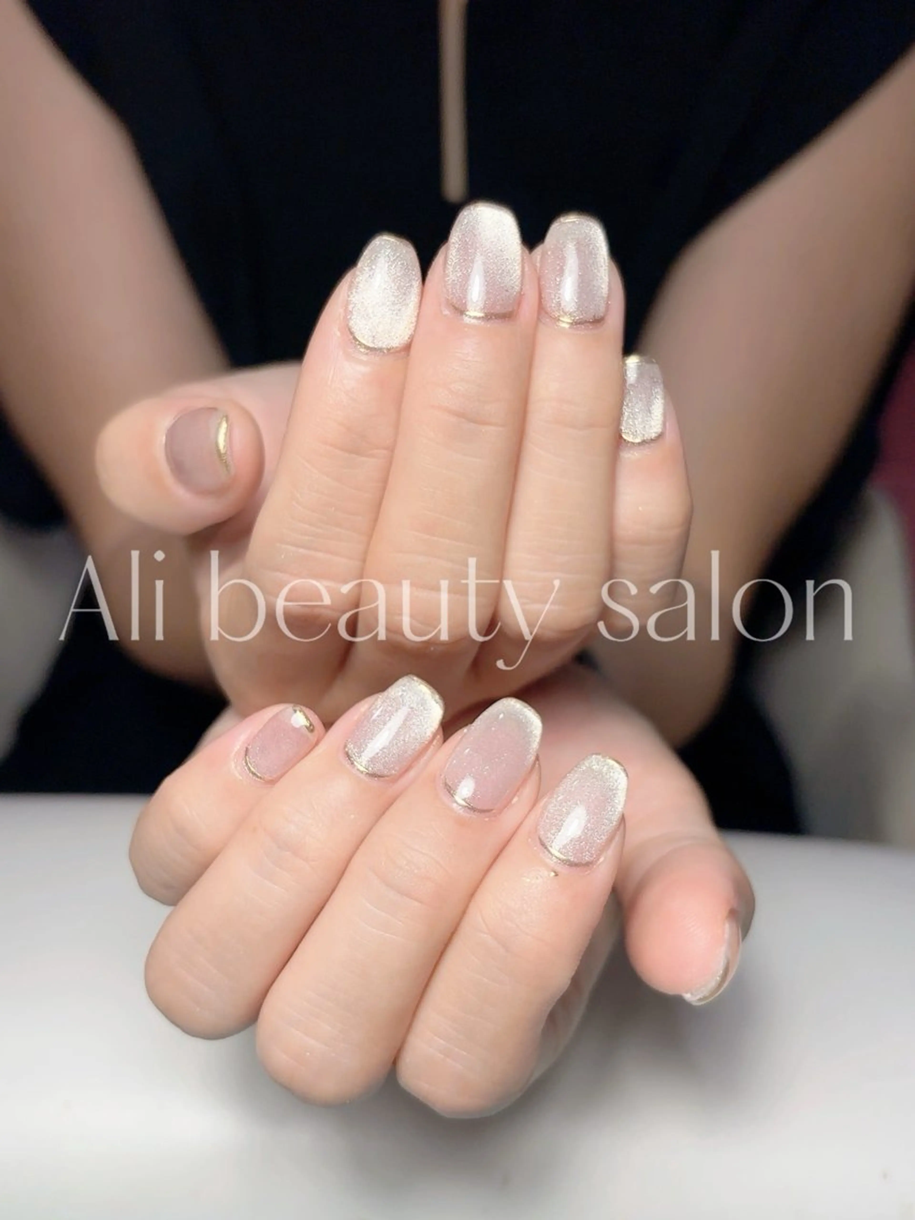 ネイル マグネットネイル ミラーネイル ハンドネイル Ali 新小岩 ネイル専門のネイルデザイン